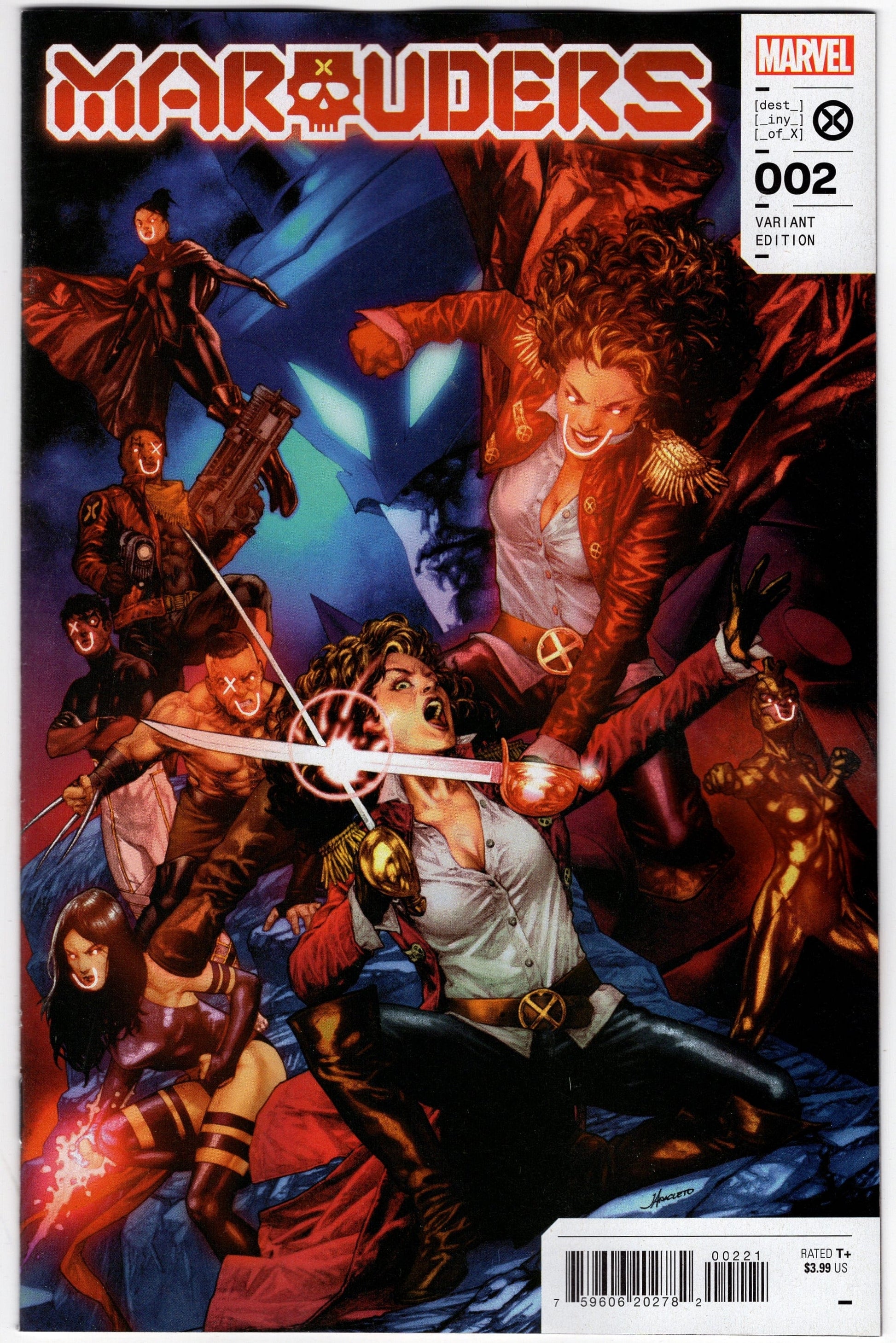 MARVEL PRH COMIC BOOK VF/NM MARAUDERS #2 ANACLETO VARIANT