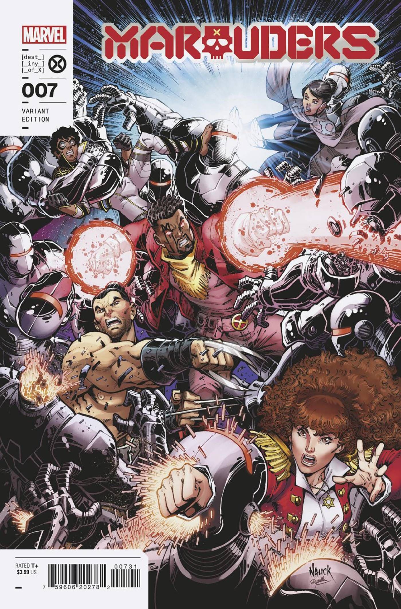 MARVEL PRH COMIC BOOK VF/NM MARAUDERS #7 TODD NAUCK VARIANT