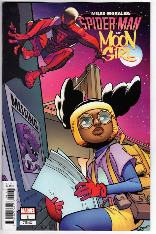 MARVEL PRH COMIC BOOK VF/NM MILES MORALES MOON GIRL #1 25 COPY INCV RANDOLPH CONNECT VARIANT