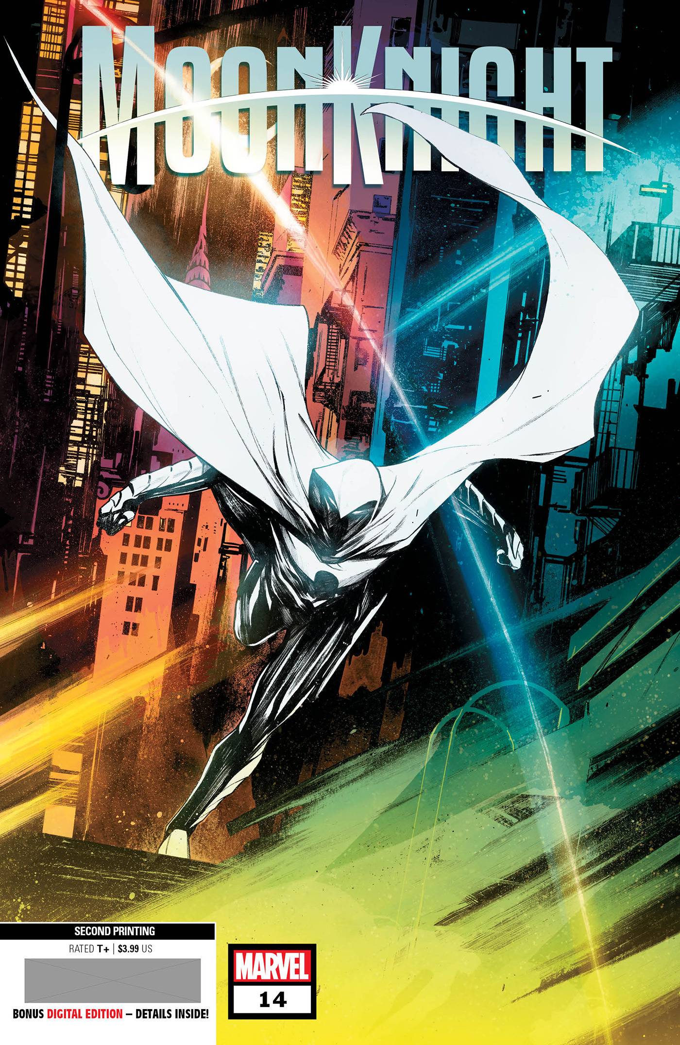 MARVEL PRH COMIC BOOK VF/NM MOON KNIGHT #14 2ND PTG CAPPUCCIO VARIANT