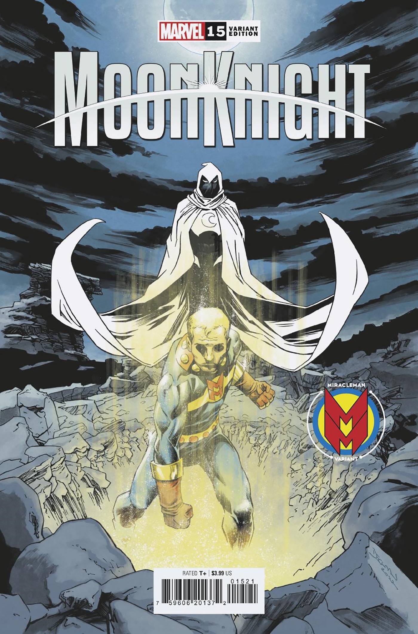 MARVEL PRH COMIC BOOK VF/NM MOON KNIGHT #15 SHALVEY MIRACLEMAN VARIANT