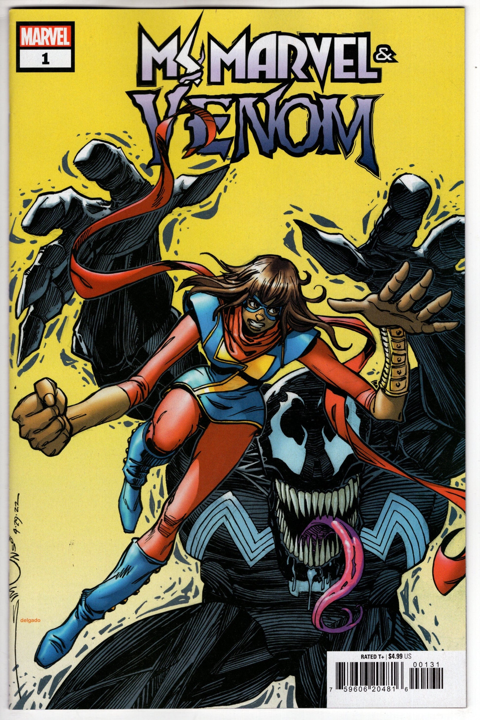 MARVEL PRH COMIC BOOK VF/NM MS MARVEL AND VENOM #1 SIMONSON VARIANT