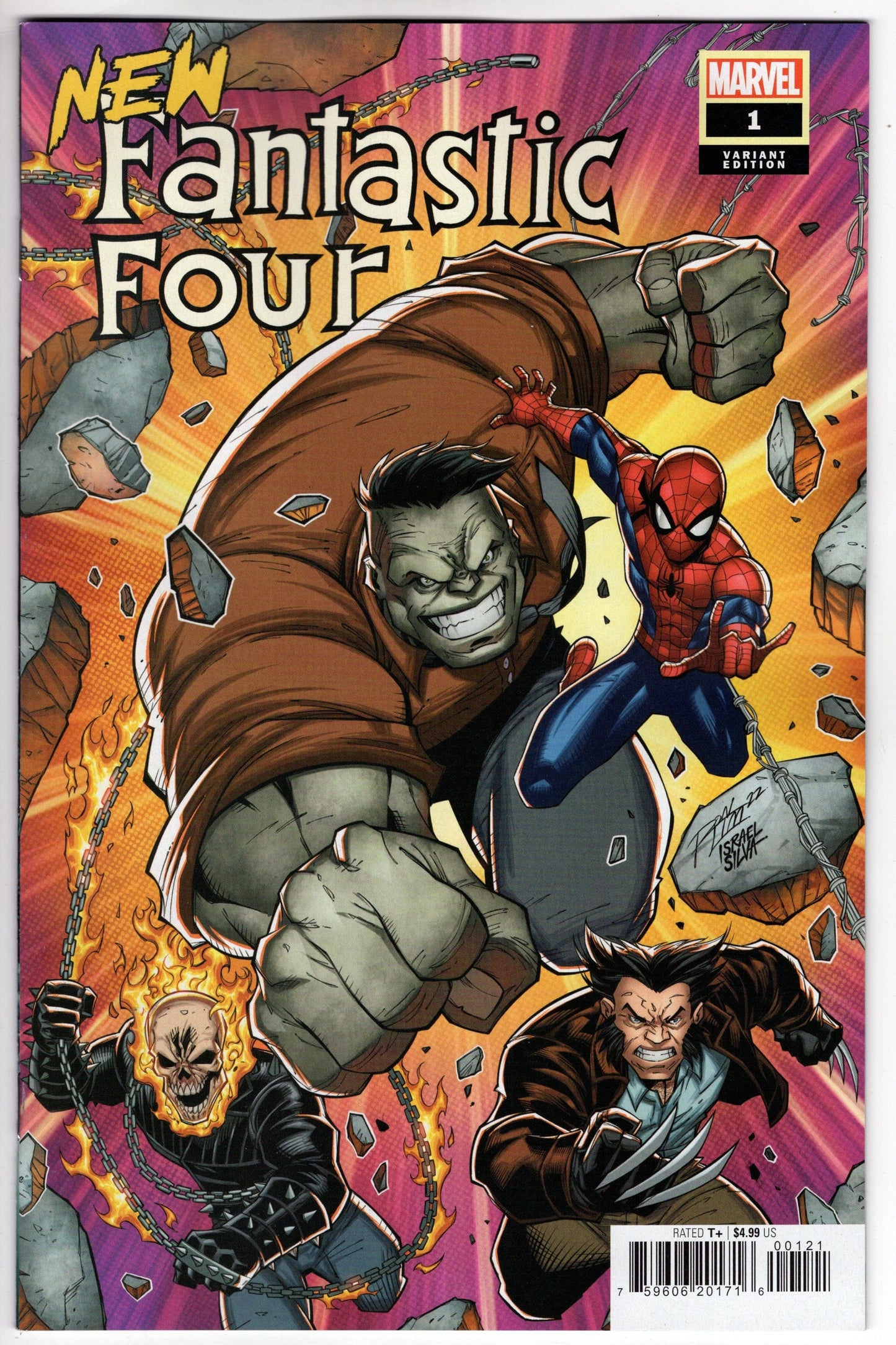 MARVEL PRH COMIC BOOK VF/NM NEW FANTASTIC FOUR #1 (OF 5) RON LIM VARIANT