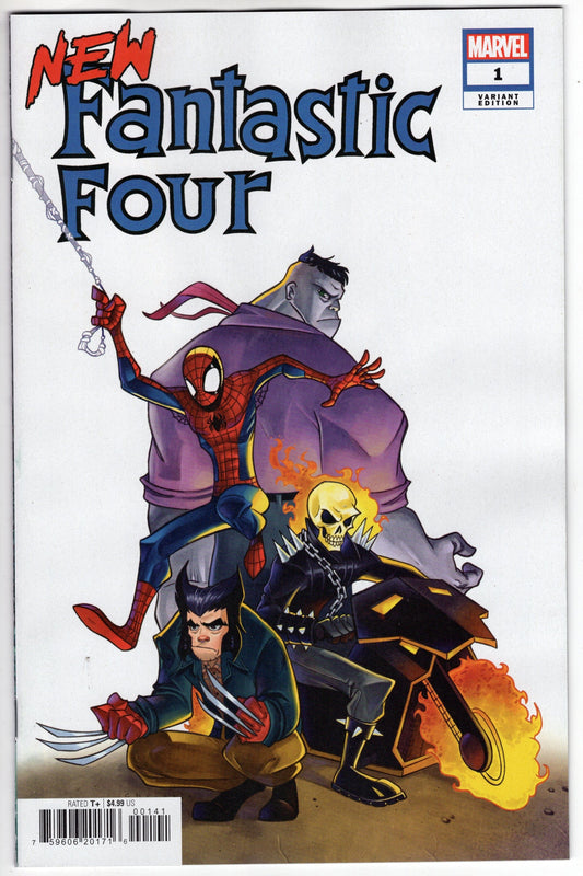 MARVEL PRH COMIC BOOK VF/NM NEW FANTASTIC FOUR #1 (OF 5) ZULLO VARIANT