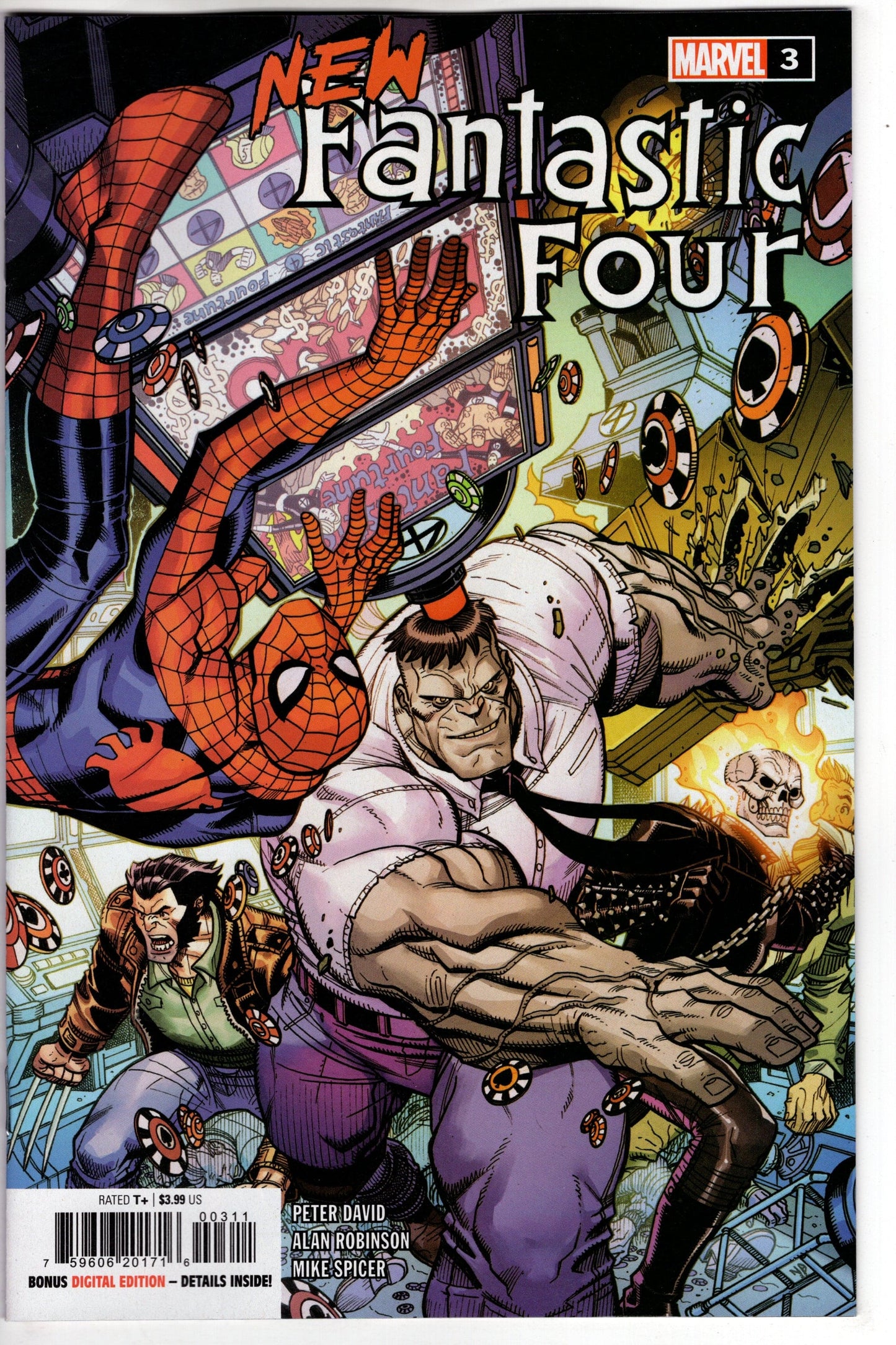 MARVEL PRH COMIC BOOK VF/NM NEW FANTASTIC FOUR #3 (OF 5)