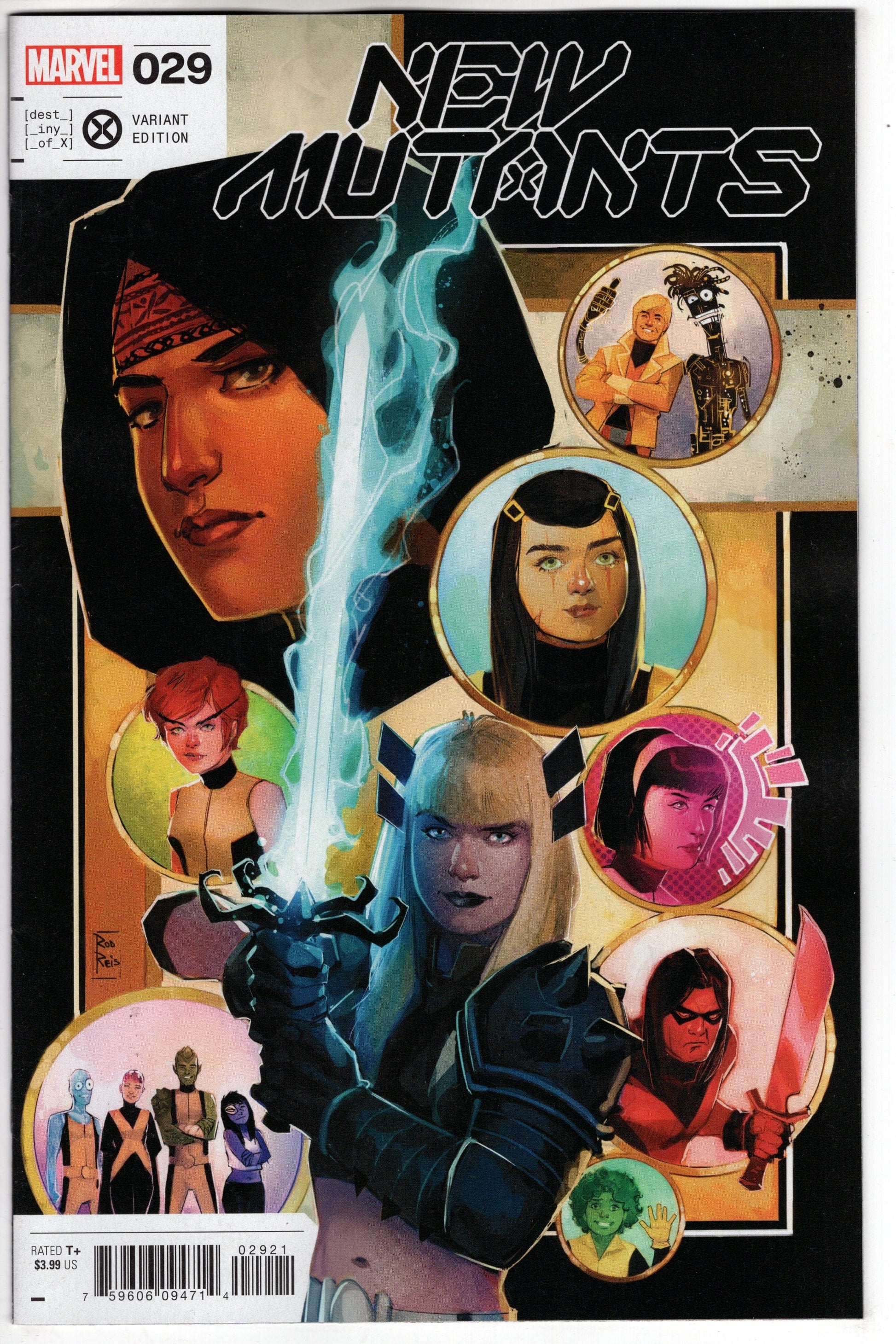 MARVEL PRH COMIC BOOK VF/NM NEW MUTANTS #29 REIS VARIANT