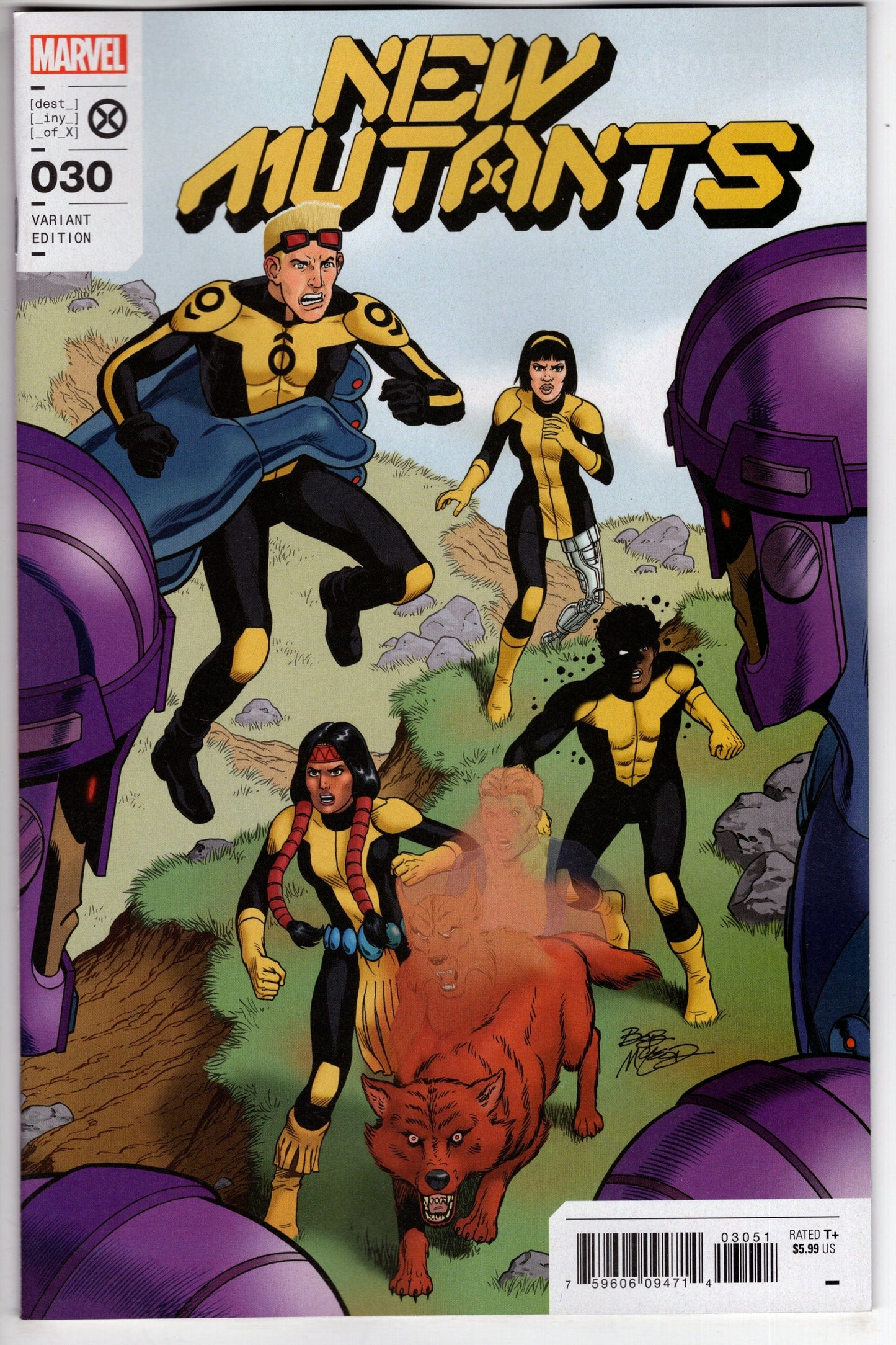 MARVEL PRH COMIC BOOK VF/NM NEW MUTANTS #30 MCLEOD VARIANT