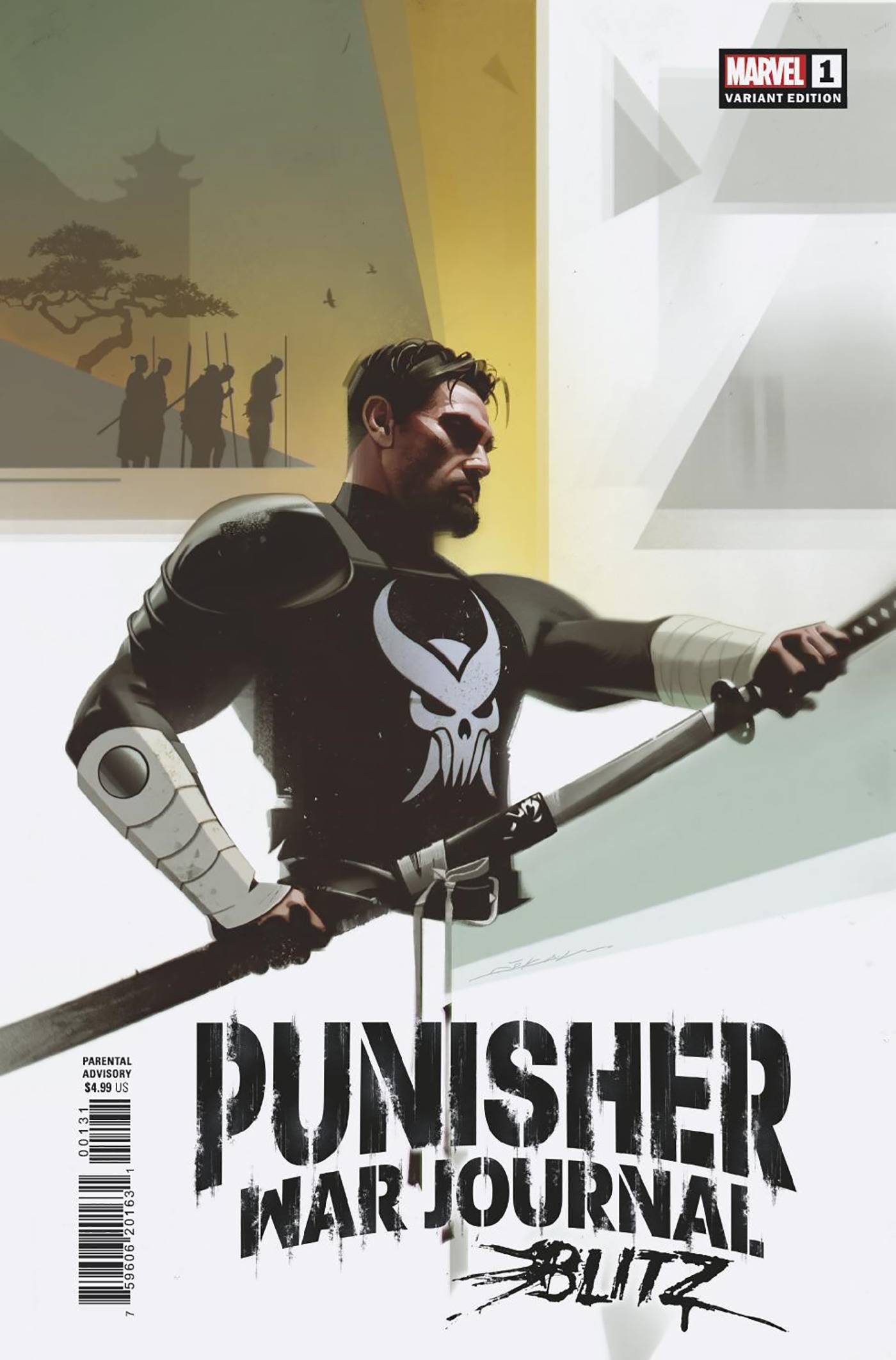 MARVEL PRH COMIC BOOK VF/NM PUNISHER WAR JOURNAL BLITZ #1 DEKAL VARIANT
