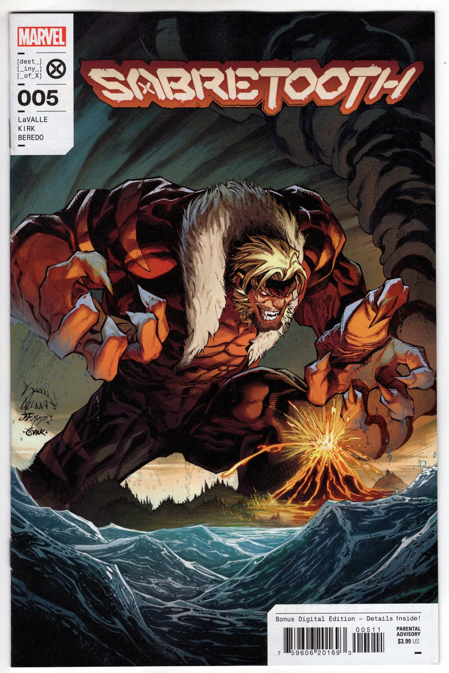 MARVEL PRH COMIC BOOK VF/NM Sabretooth #5 (Of 5)