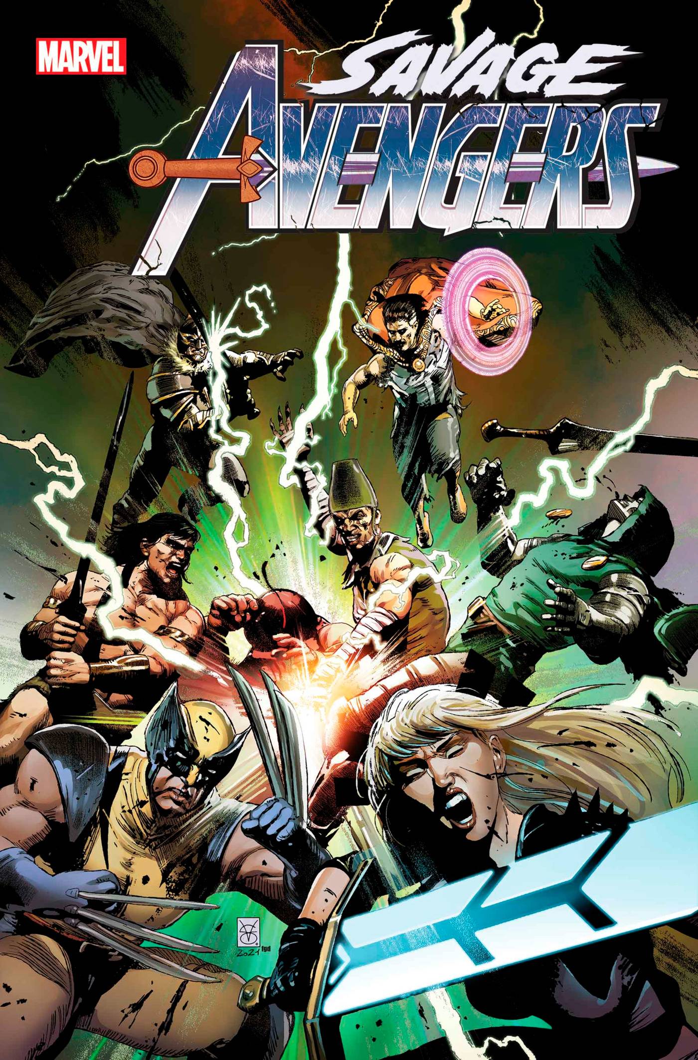 MARVEL PRH COMIC BOOK VF/NM SAVAGE AVENGERS #27