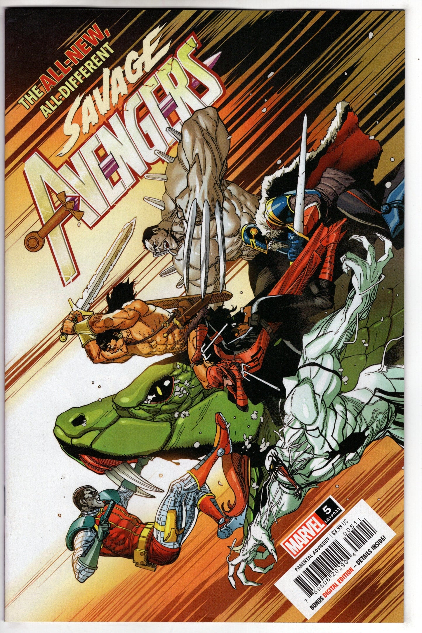 MARVEL PRH COMIC BOOK VF/NM SAVAGE AVENGERS #5