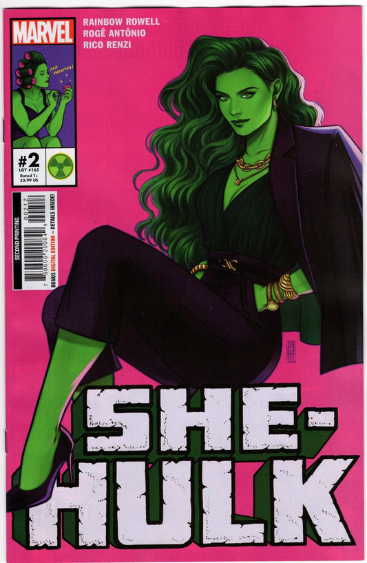 MARVEL PRH COMIC BOOK VF/NM SHE-HULK #2 2ND PTG BARTEL VARIANT