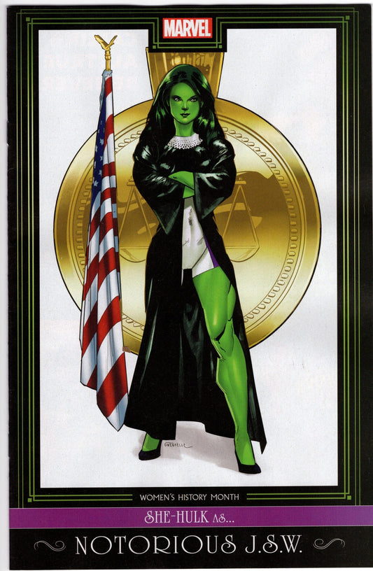 MARVEL PRH COMIC BOOK VF/NM SHE-HULK #3 BAZALDUA WOMENS HISTORY VARIANT