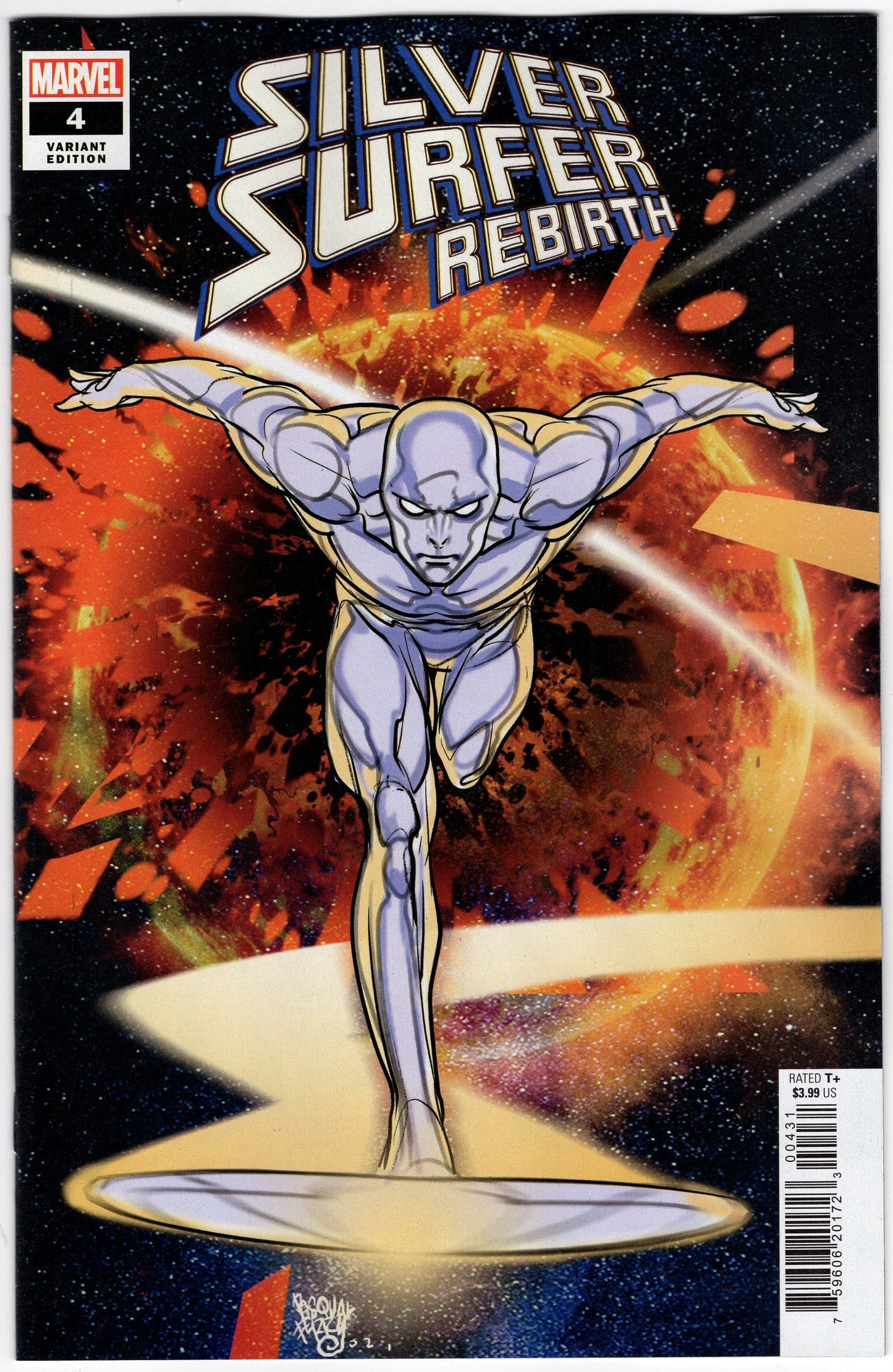 MARVEL PRH COMIC BOOK VF/NM SILVER SURFER REBIRTH #4 (OF 5) FERRY VAR