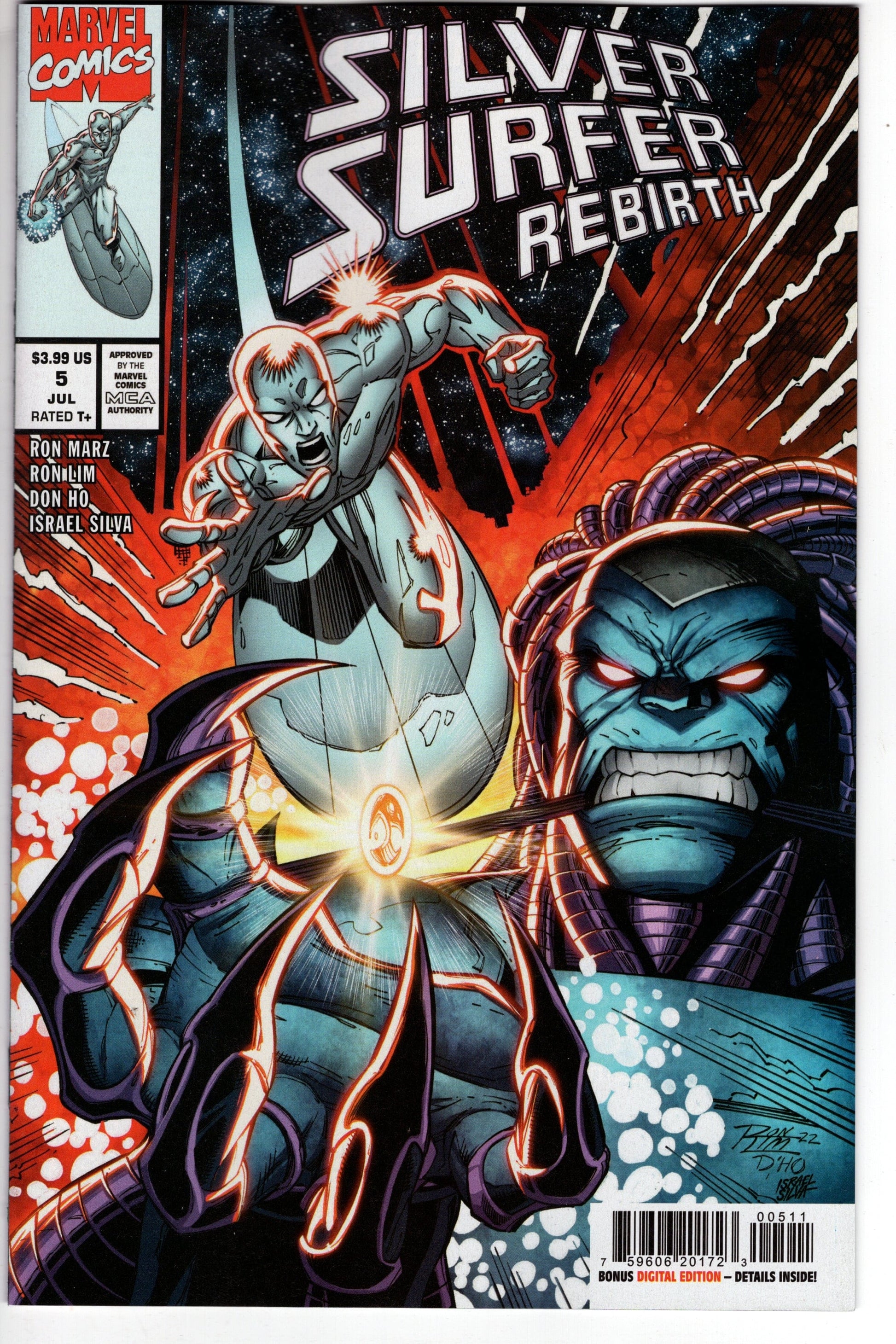 MARVEL PRH COMIC BOOK VF/NM SILVER SURFER REBIRTH #5 (OF 5)