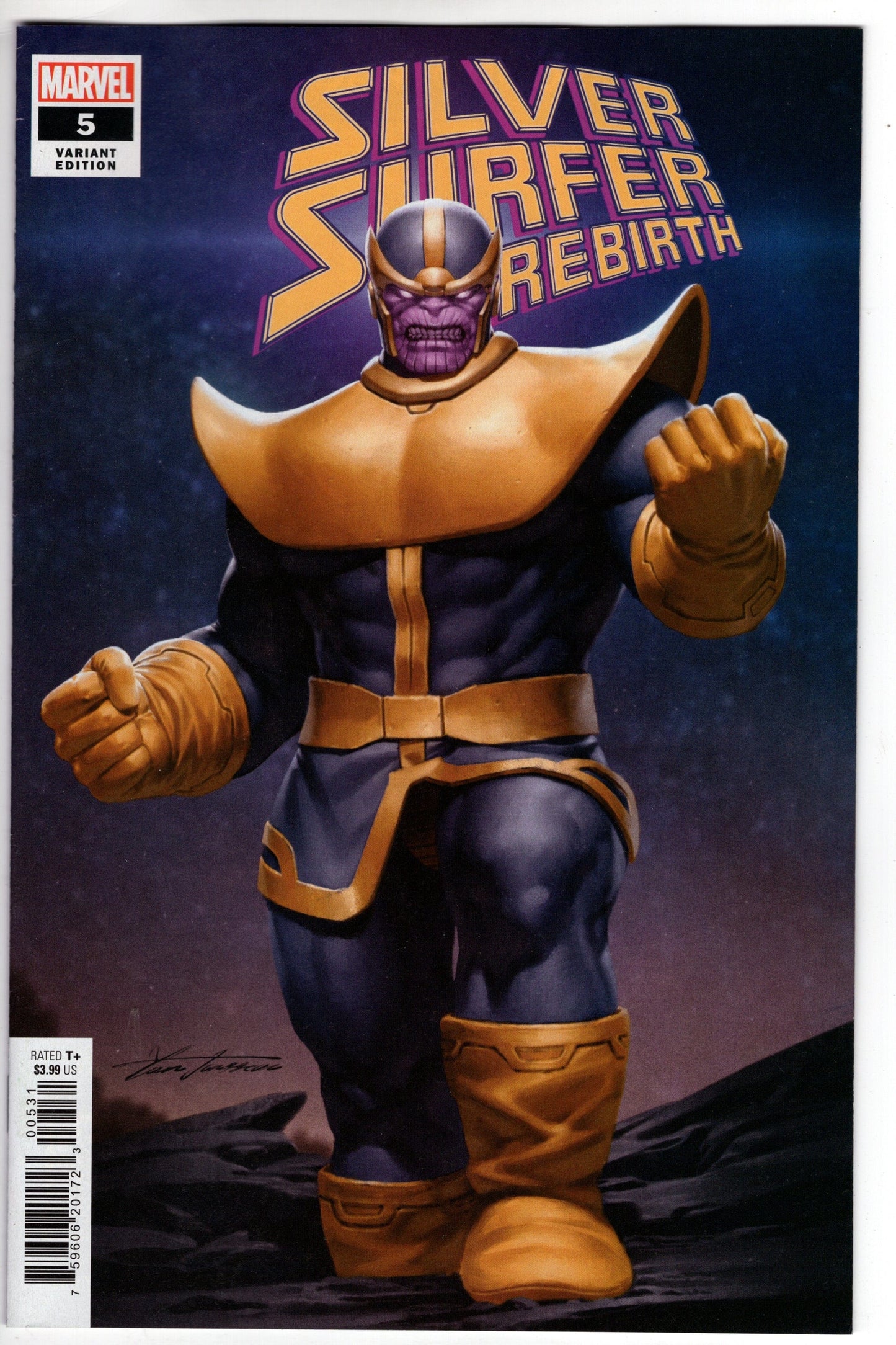 MARVEL PRH COMIC BOOK VF/NM SILVER SURFER REBIRTH #5 (OF 5) YOON VARIANT