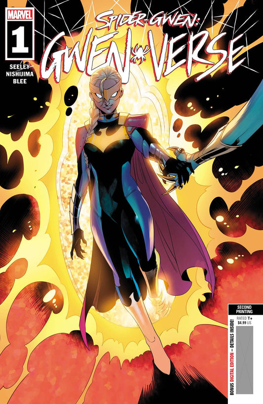 MARVEL PRH COMIC BOOK VF/NM SPIDER-GWEN GWENVERSE #1 (OF 5) 2ND PTG NISHIJIMA VARIANT