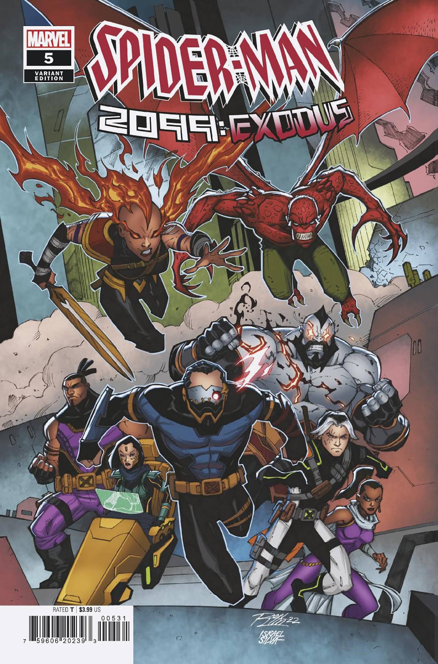 MARVEL PRH COMIC BOOK VF/NM SPIDER-MAN 2099 EXODUS #5 RON LIM CONNECTING VARIANT