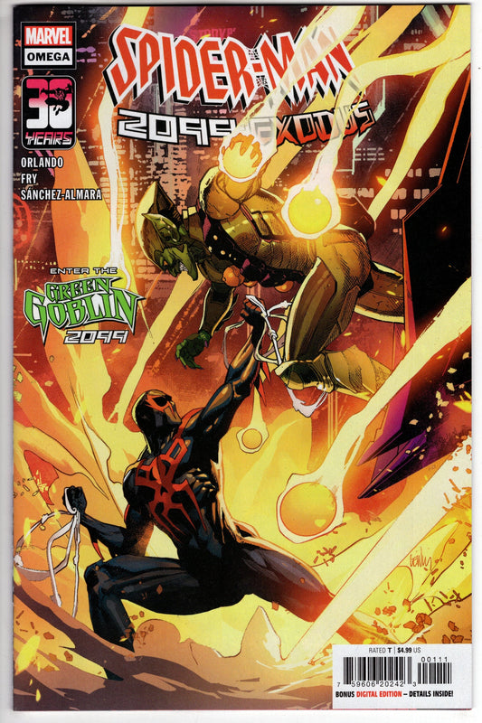 MARVEL PRH COMIC BOOK VF/NM SPIDER-MAN 2099 EXODUS OMEGA #1
