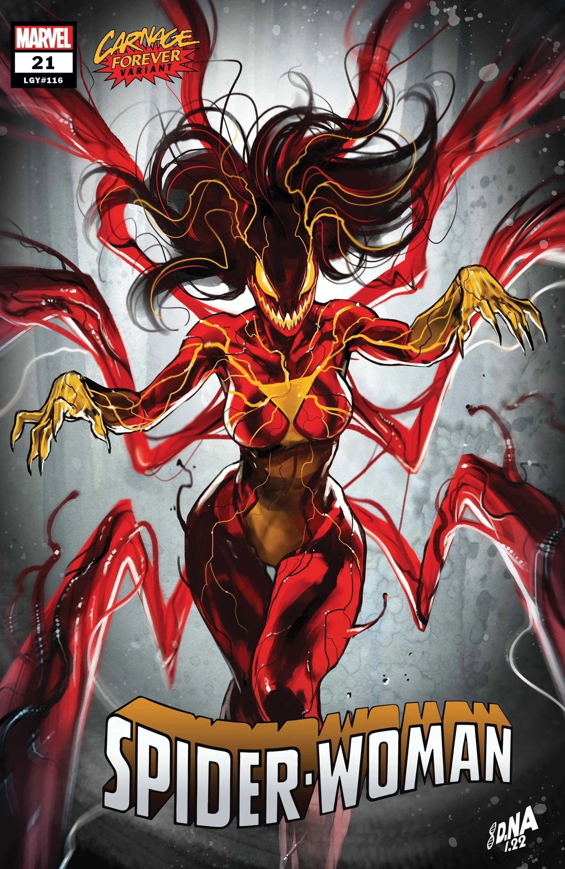 MARVEL PRH COMIC BOOK VF/NM SPIDER-WOMAN #21 NAKAYAMA CARNAGE FOREVER VARIANT