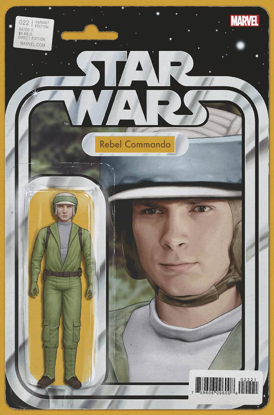 MARVEL PRH COMIC BOOK VF/NM STAR WARS #22 CHRISTOPHER ACTION FIGURE VARIANT