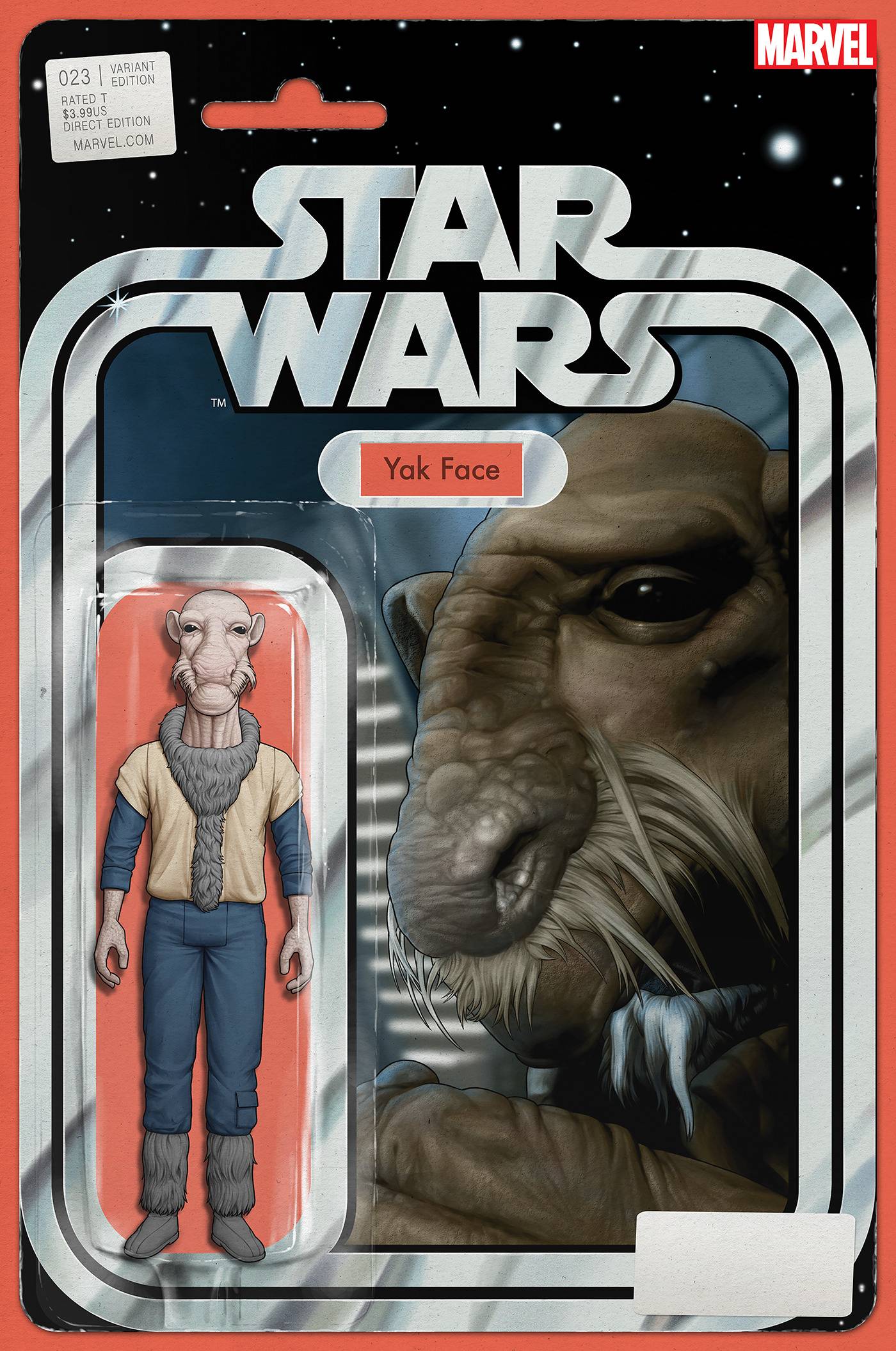 MARVEL PRH COMIC BOOK VF/NM STAR WARS #23 CHRISTOPHER ACTION FIGURE VARIANT