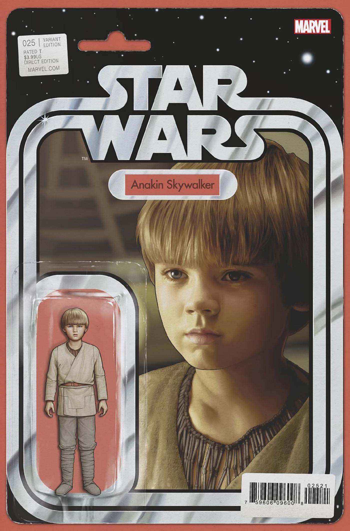 MARVEL PRH COMIC BOOK VF/NM STAR WARS #25 CHRISTOPHER ACTION FIGURE VARIANT