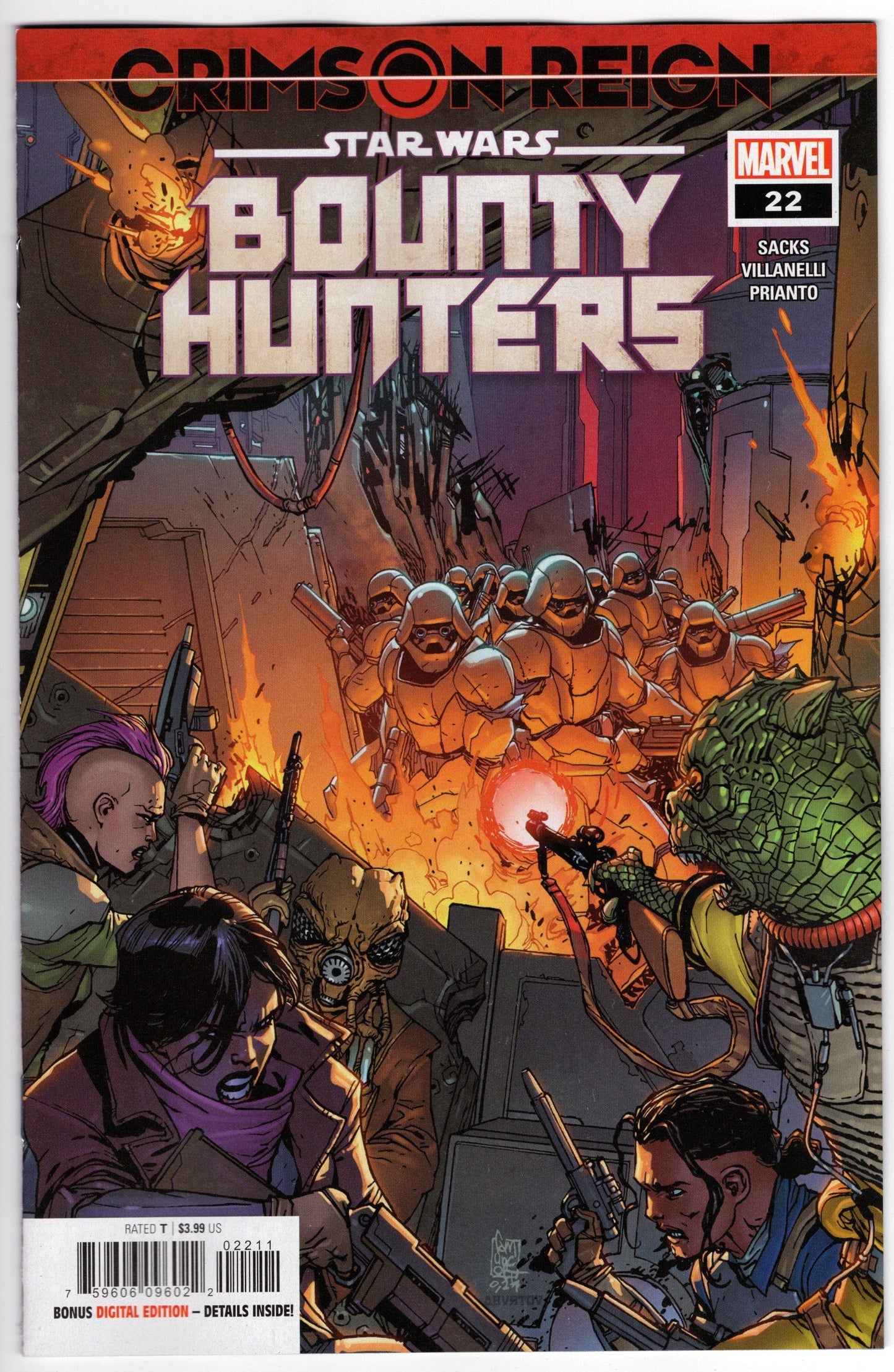 MARVEL PRH COMIC BOOK VF/NM STAR WARS BOUNTY HUNTERS #22
