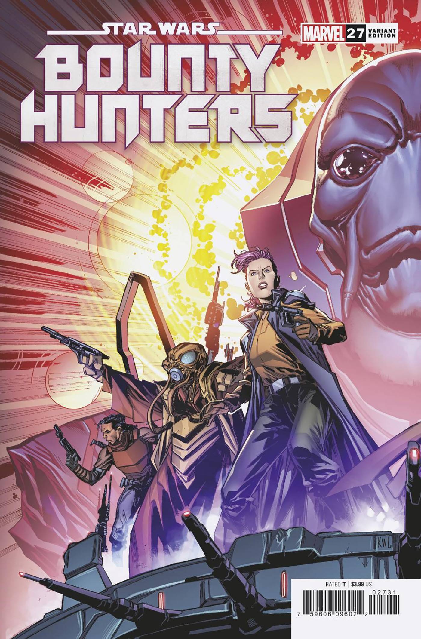 MARVEL PRH COMIC BOOK VF/NM STAR WARS BOUNTY HUNTERS #27 LASHLEY VARIANT
