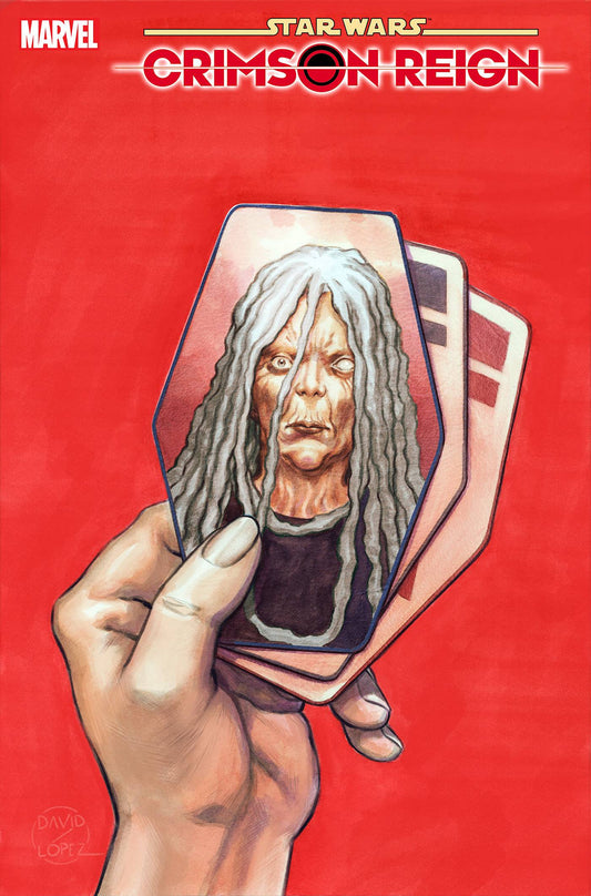 MARVEL PRH COMIC BOOK VF/NM STAR WARS CRIMSON REIGN #3 (OF 5) LOPEZ SABACC CARD VAR