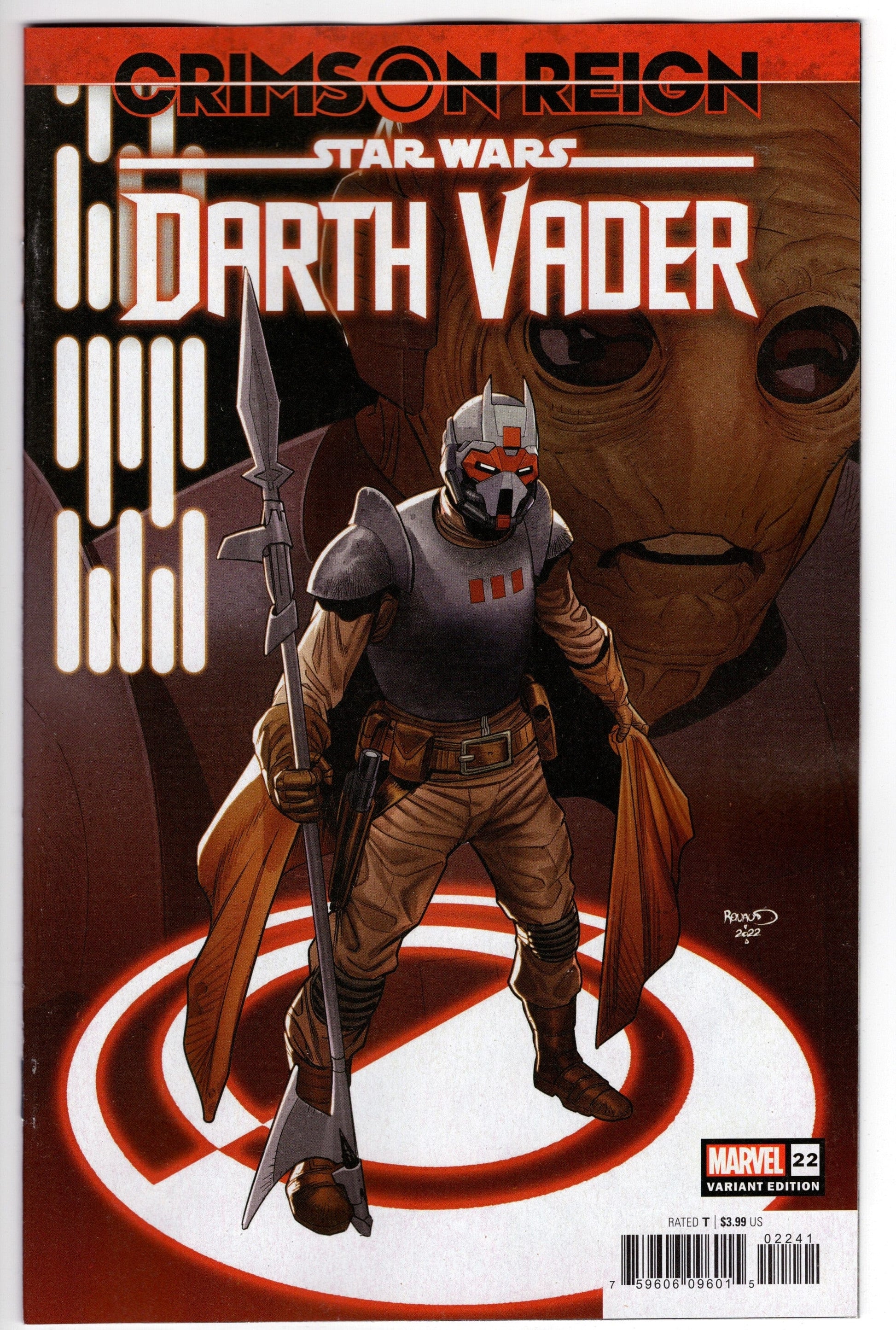 MARVEL PRH COMIC BOOK VF/NM STAR WARS DARTH VADER #22 RENAUD TRAITOR DAWN VARIANT