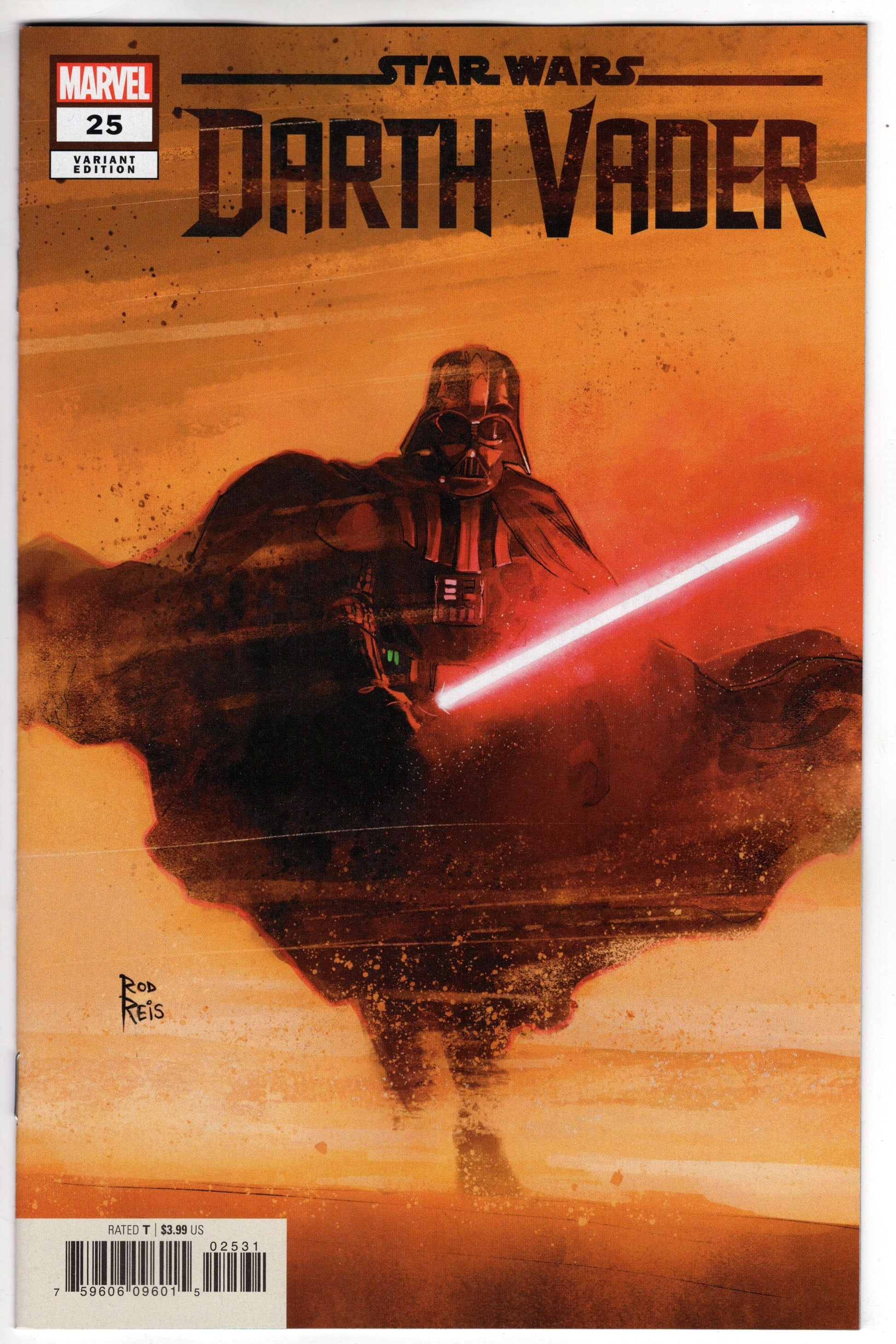 MARVEL PRH COMIC BOOK VF/NM STAR WARS DARTH VADER #25 REIS VARIANT