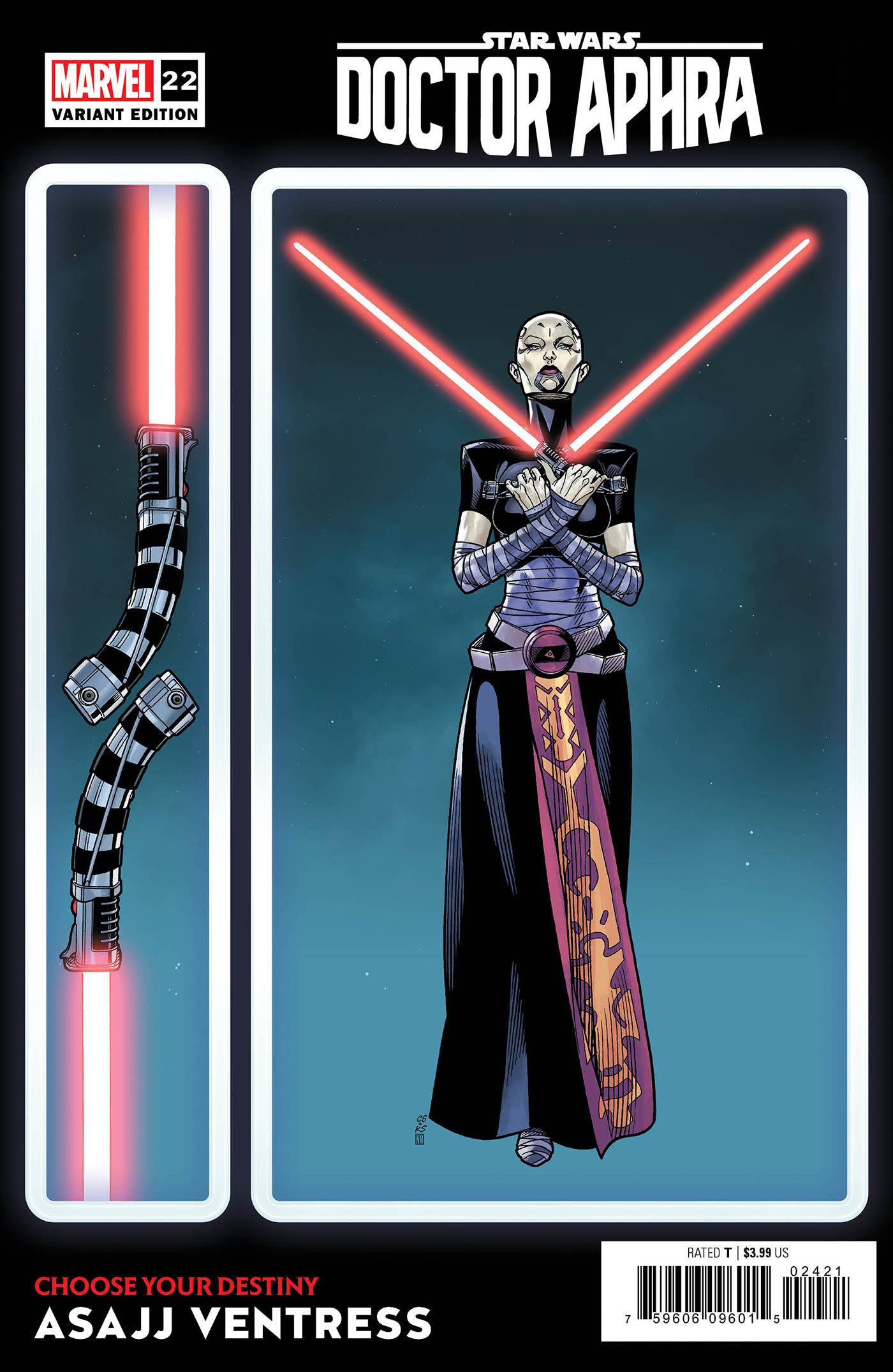 MARVEL PRH COMIC BOOK VF/NM STAR WARS DOCTOR APHRA #22 SPROUSE CHOOSE YOUR DESTINY VARIANT