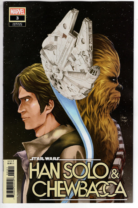 MARVEL PRH COMIC BOOK VF/NM STAR WARS HAN SOLO CHEWBACCA #3 UESUGI JAPANESE CREATOR VARIANT