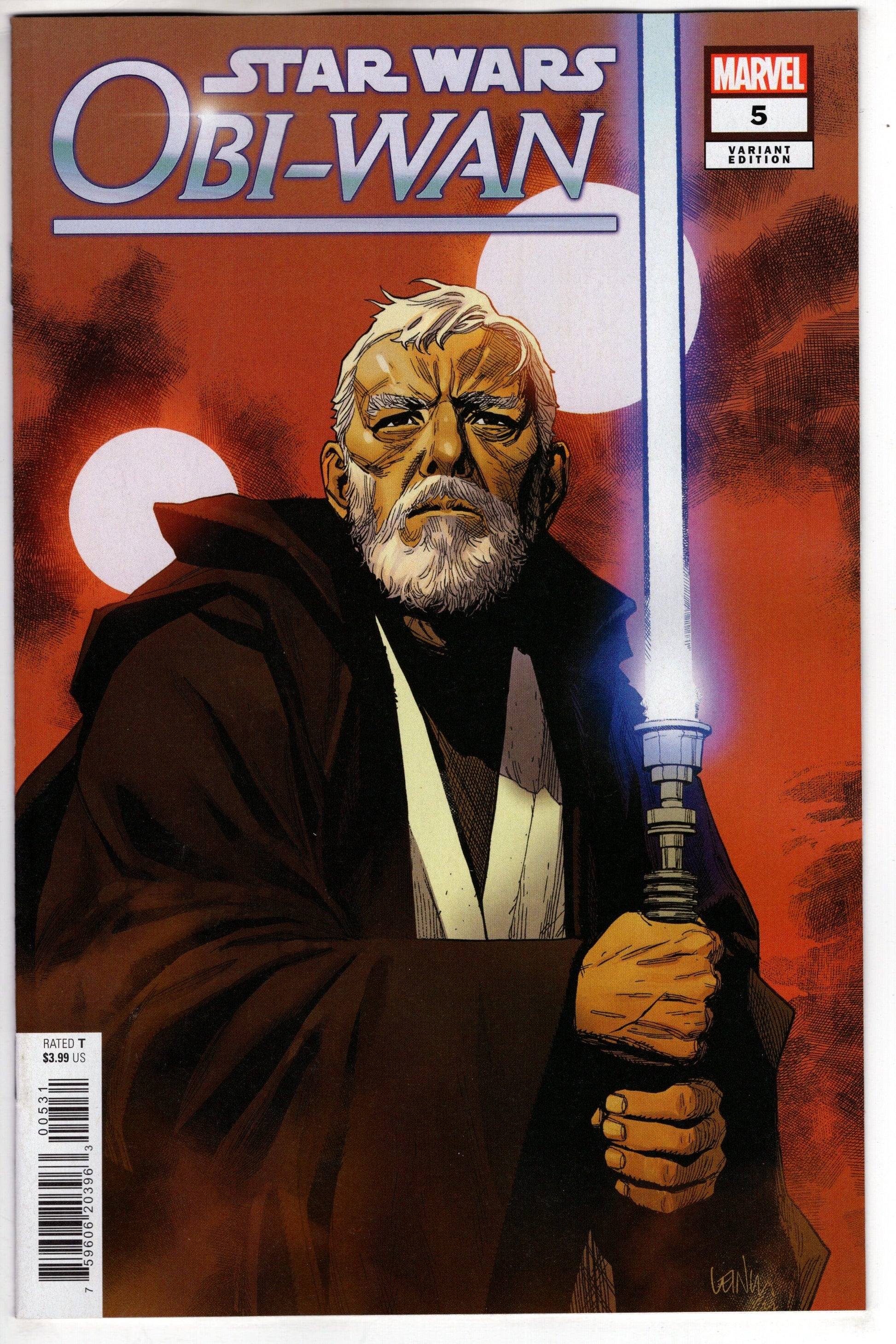 MARVEL PRH COMIC BOOK VF/NM STAR WARS OBI-WAN KENOBI #5 (OF 5) LEINIL YU VARIANT