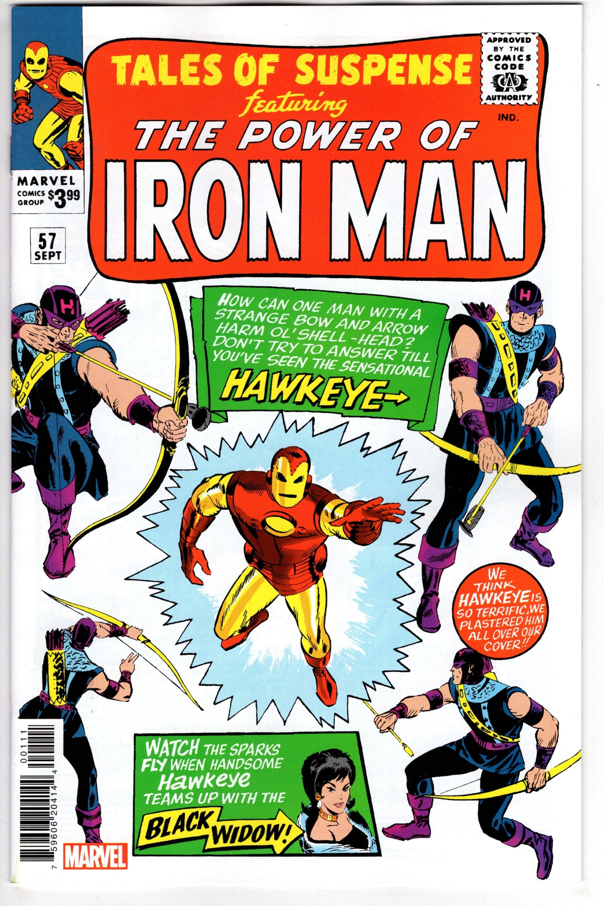 MARVEL PRH COMIC BOOK VF/NM TALES OF SUSPENSE #57 FACSIMILE EDITION