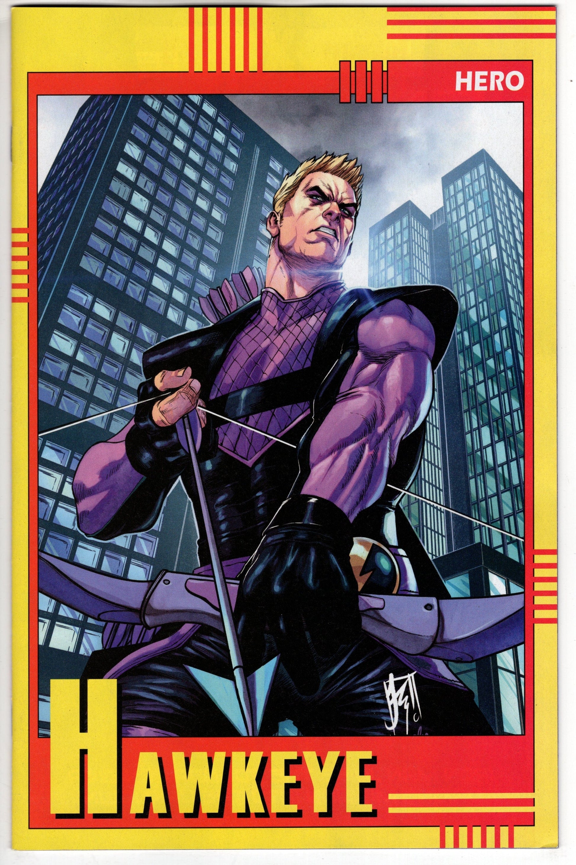 MARVEL PRH COMIC BOOK VF/NM THUNDERBOLTS #1 (OF 5) CASELLI TRADING CARD VARIANT