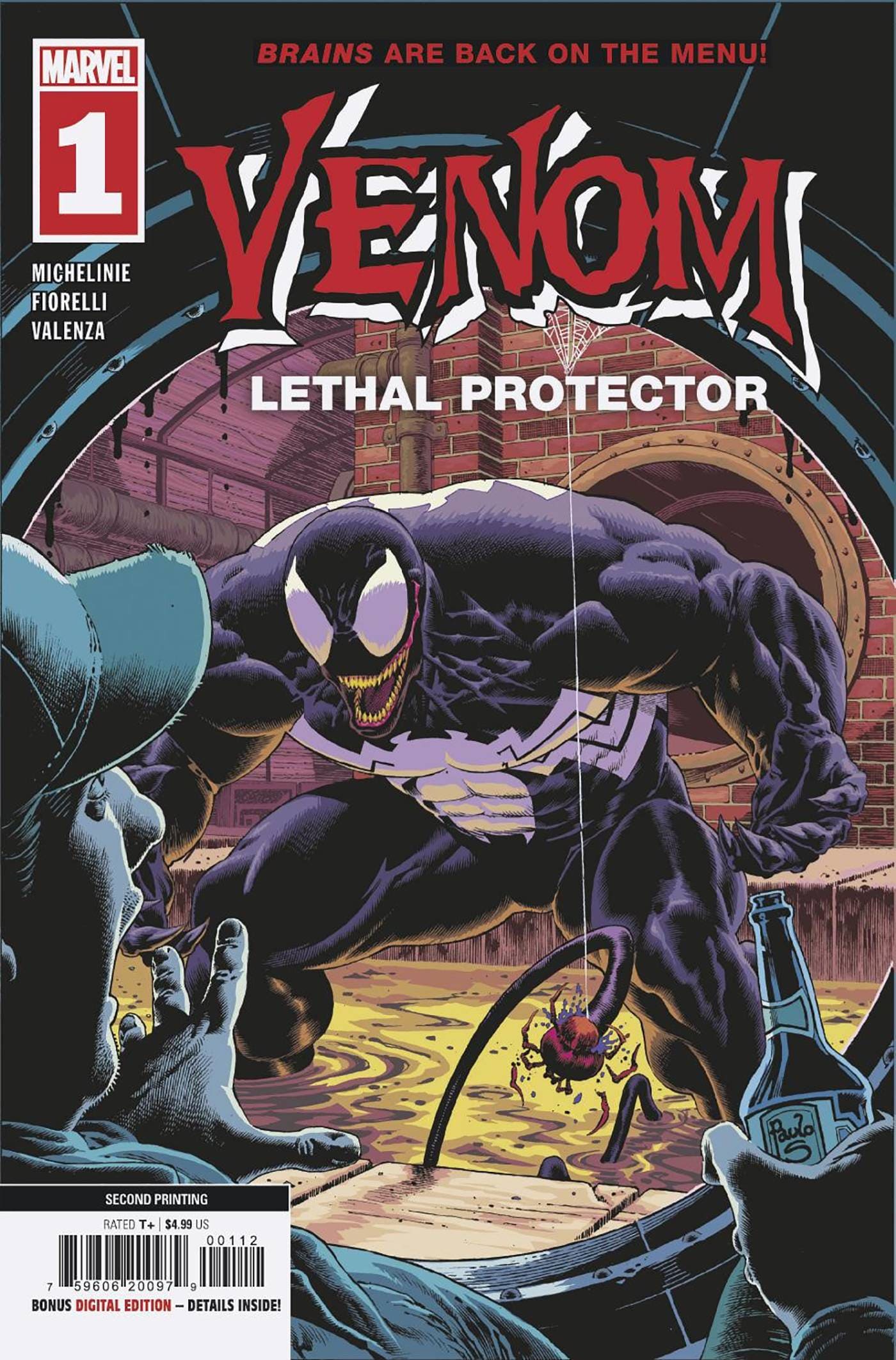 MARVEL PRH COMIC BOOK VF/NM VENOM LETHAL PROTECTOR #1 (OF 5) 2ND PTG ARTIST TBD VARIANT