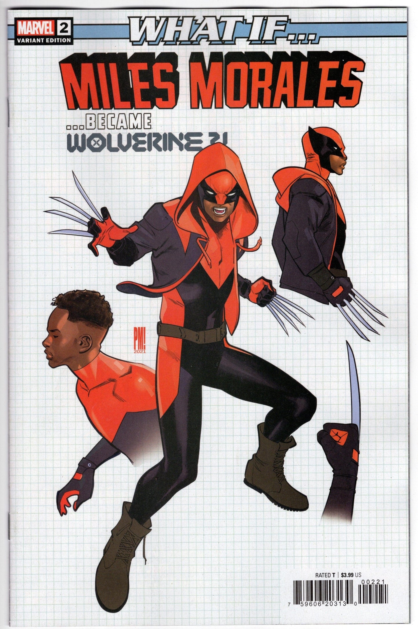 MARVEL PRH COMIC BOOK VF/NM WHAT IF MILES MORALES #2 (OF 5) MEDINA DESIGN VAR