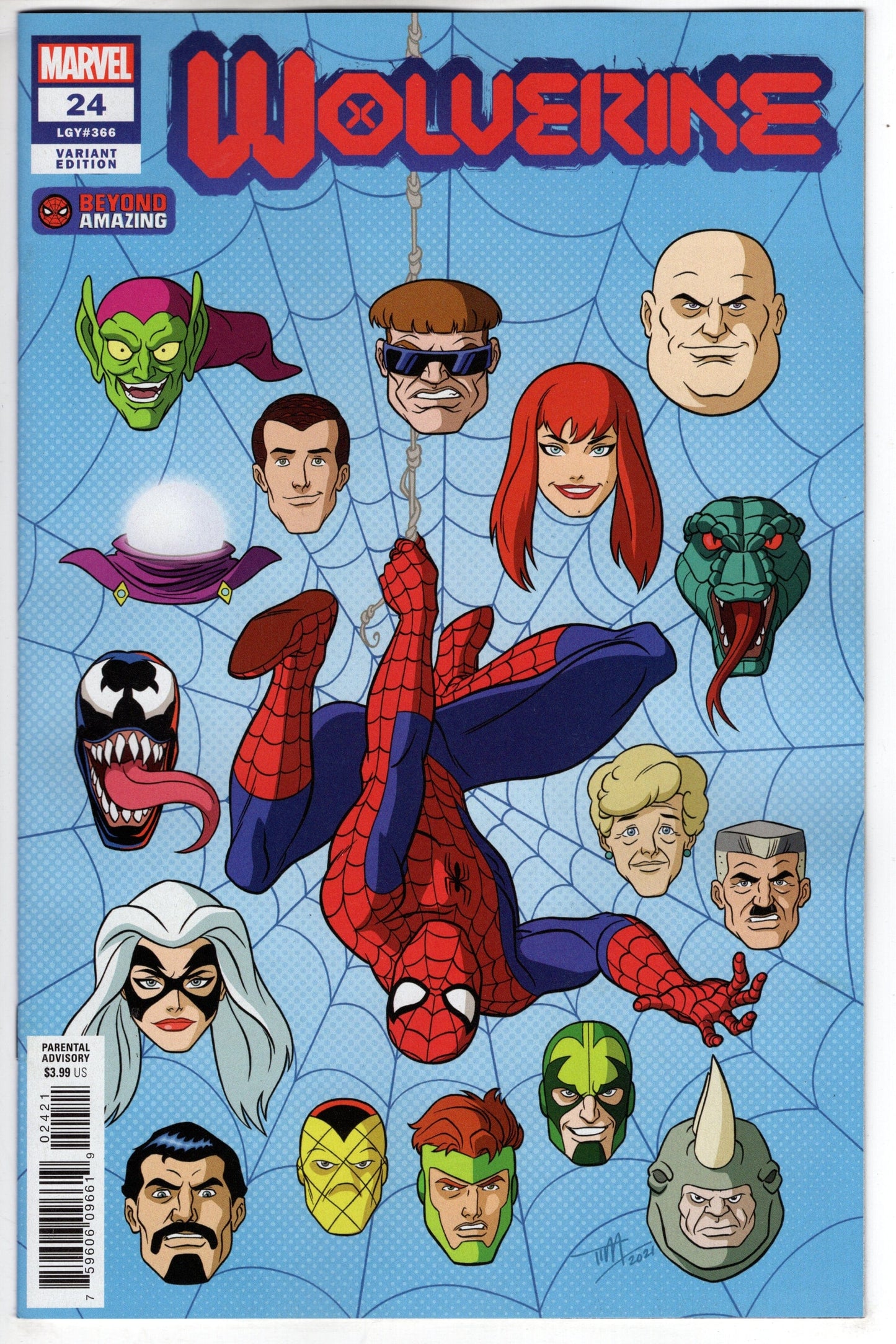 MARVEL PRH COMIC BOOK VF/NM WOLVERINE #24 LEVINS BEYOND AMAZING SPIDER-MAN VARIANT