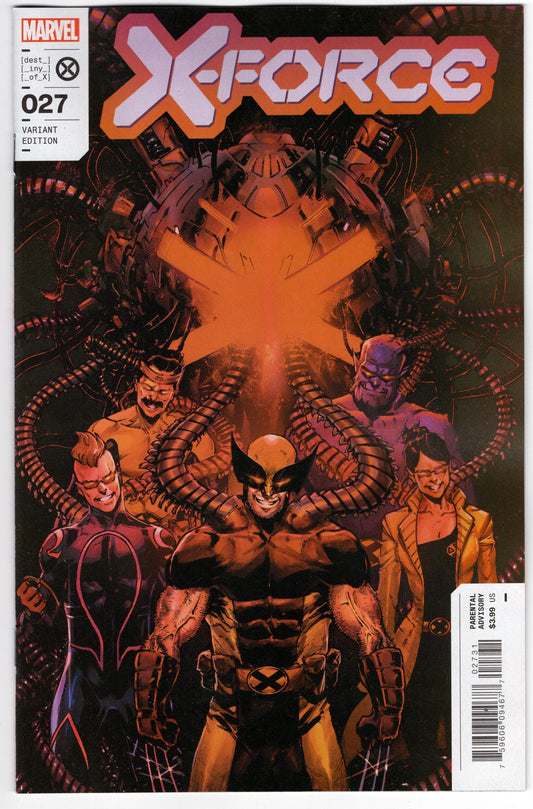 MARVEL PRH COMIC BOOK VF/NM X-FORCE #27 GILL TEASER VARIANT