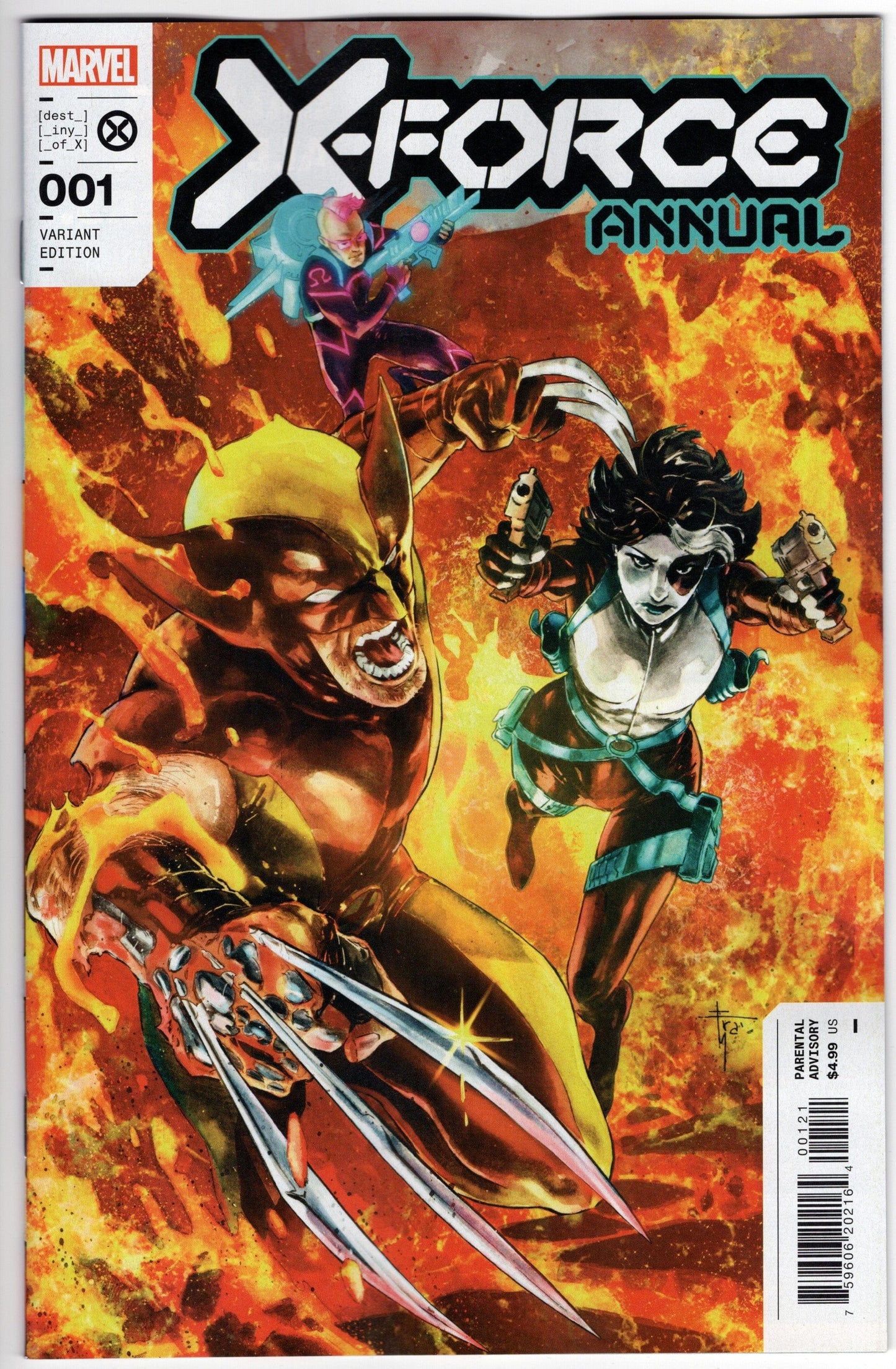 MARVEL PRH COMIC BOOK VF/NM X-FORCE ANNUAL #1 MOBILI VARIANT