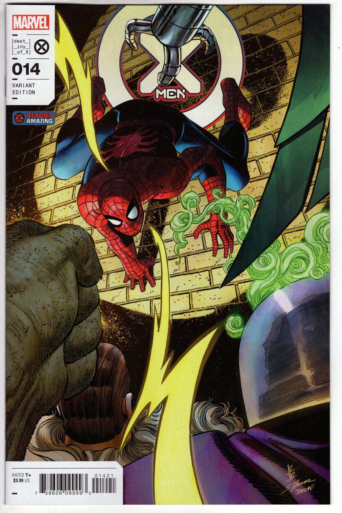 MARVEL PRH COMIC BOOK VF/NM X-MEN #14 JRJR BEYOND AMAZING SPIDER-MAN VARIANT