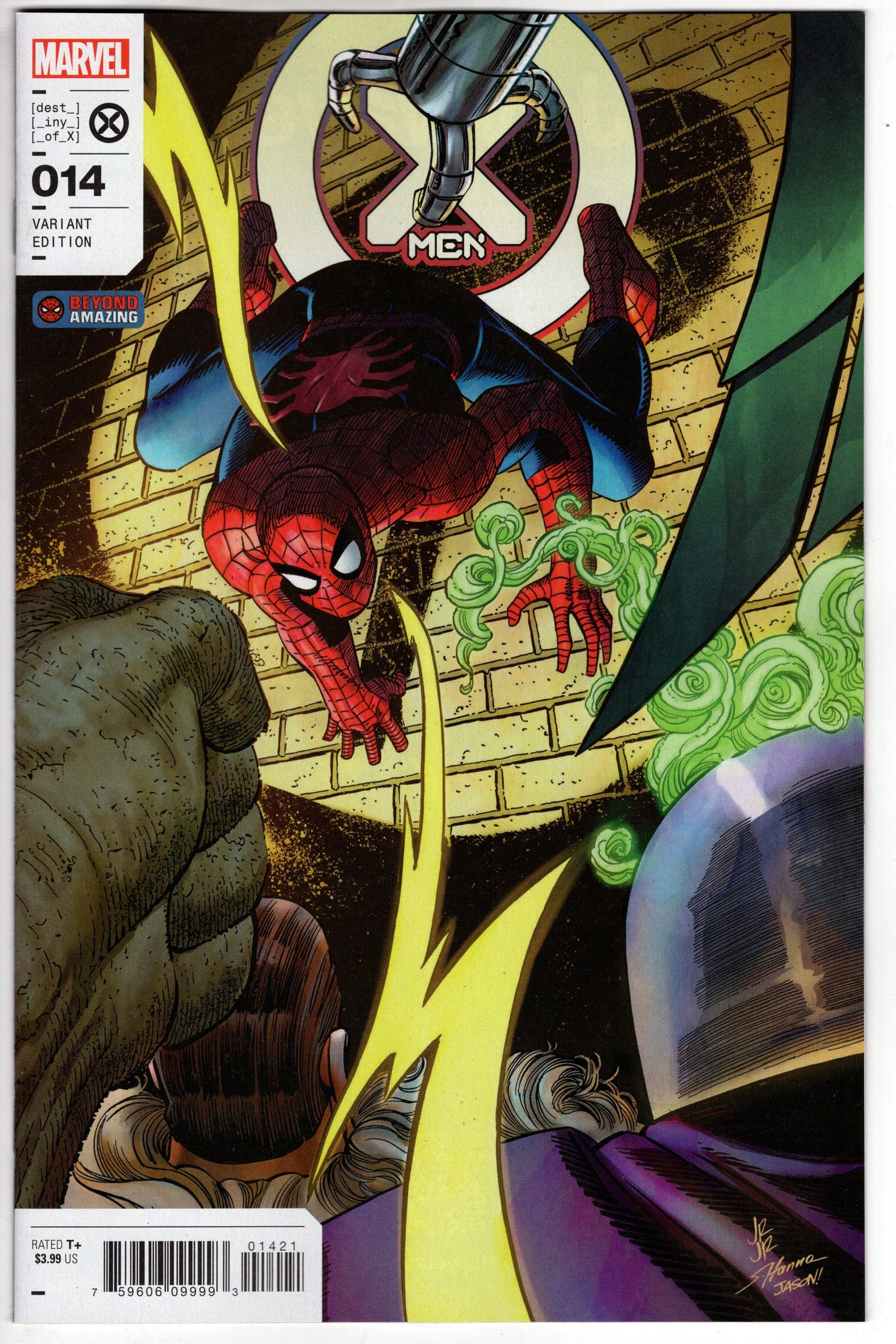 MARVEL PRH COMIC BOOK VF/NM X-MEN #14 JRJR BEYOND AMAZING SPIDER-MAN VARIANT