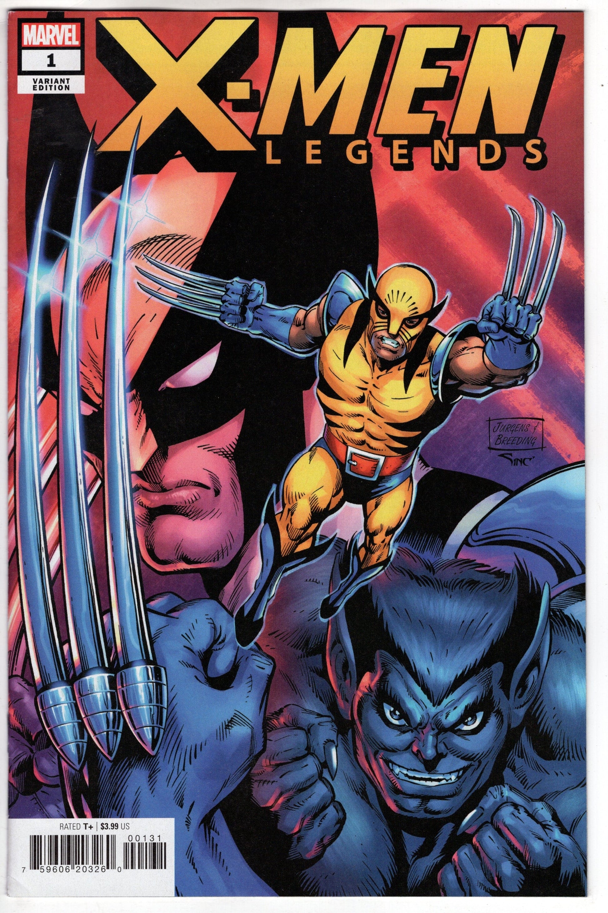 MARVEL PRH COMIC BOOK VF/NM X-MEN LEGENDS #1 JURGENS VARIANT