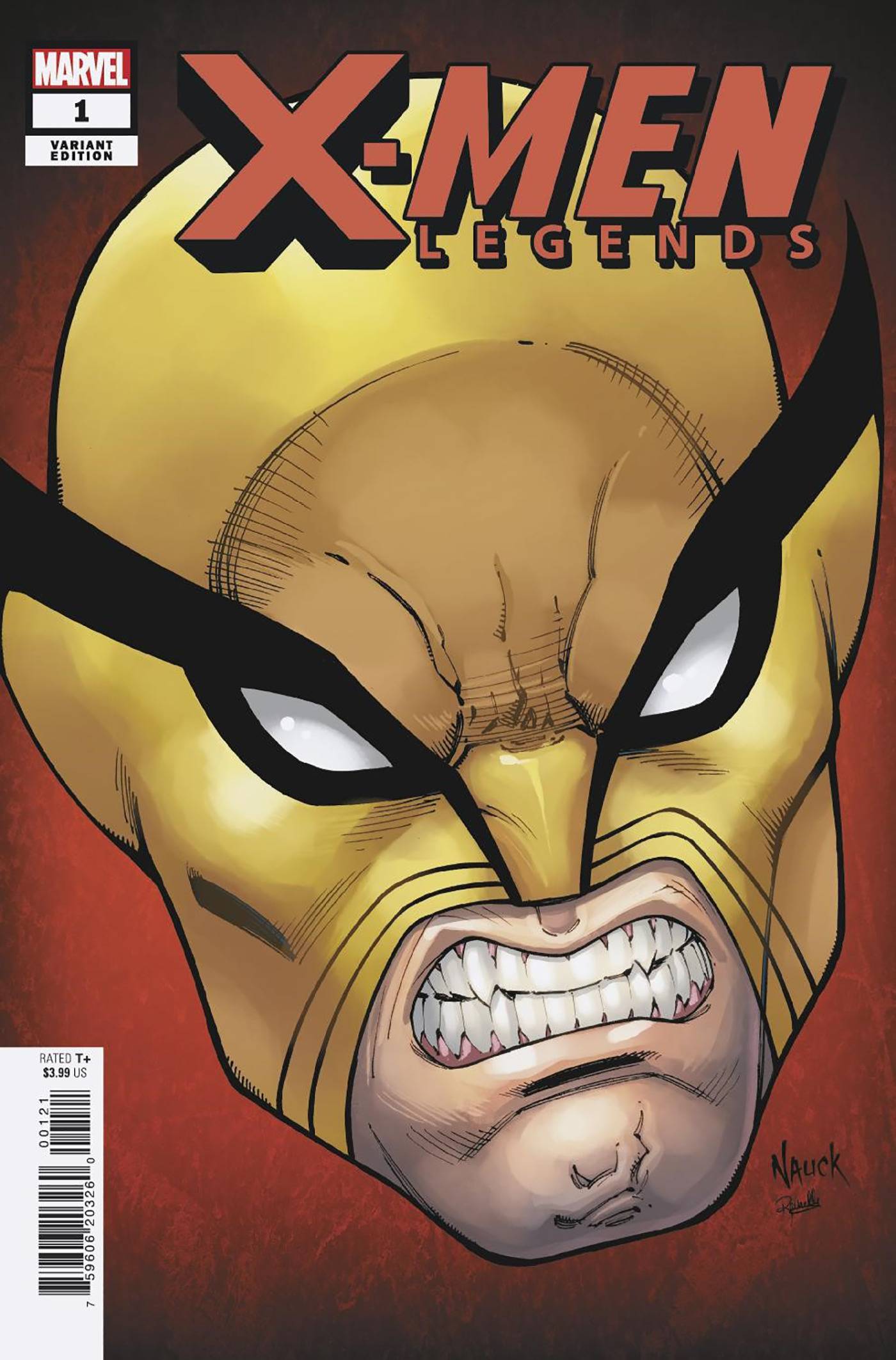 MARVEL PRH COMIC BOOK VF/NM X-MEN LEGENDS #1 NAUCK HEADSHOT VARIANT