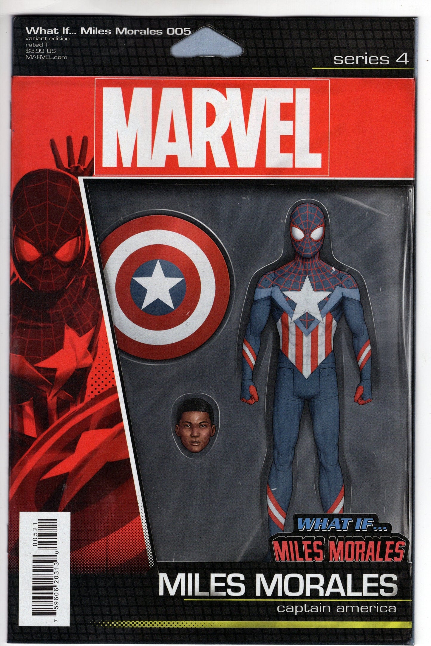 MARVEL PRH COMIC BOOK What If Miles Morales #5 (Of 5) Christopher Action Figure Variant