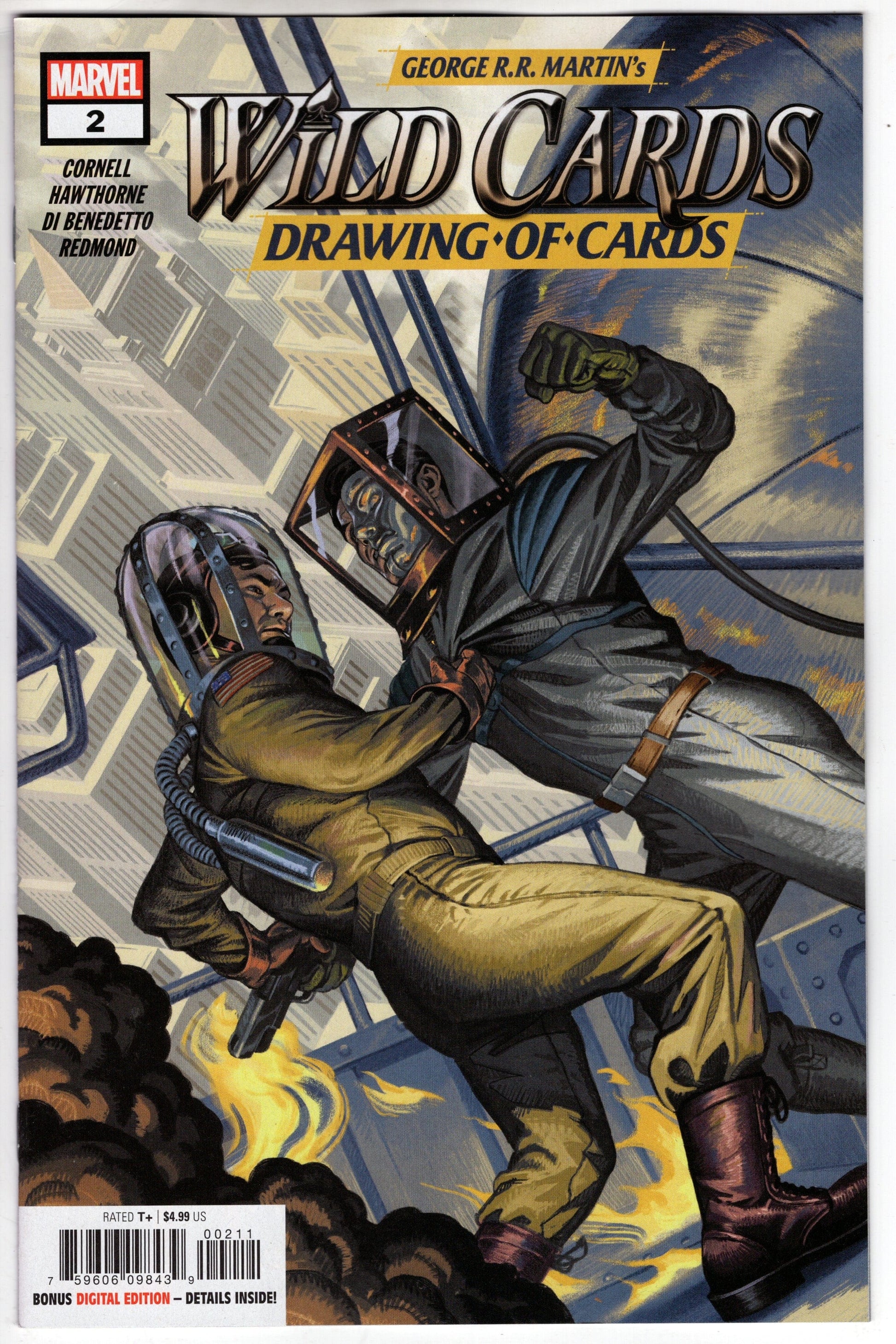 MARVEL PRH COMIC BOOK WILD CARDS DRAWING OF CARDS #2 (OF 4)