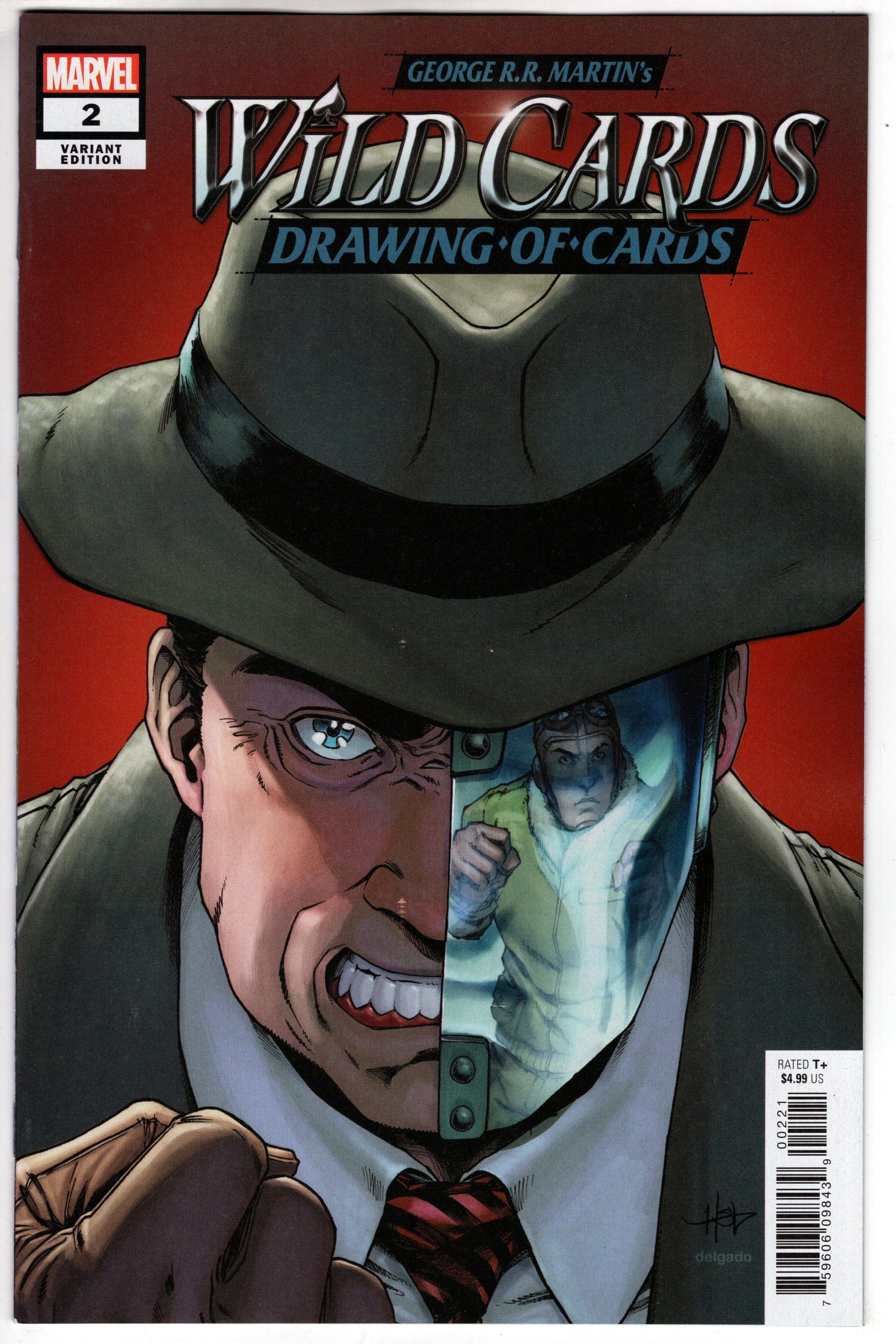 MARVEL PRH COMIC BOOK WILD CARDS DRAWING OF CARDS #2 (OF 4) variant