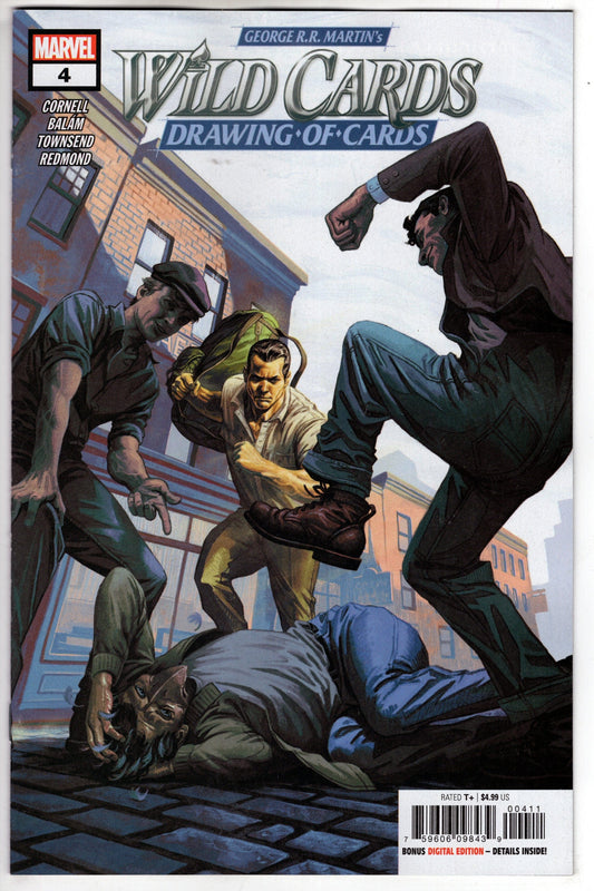 MARVEL PRH COMIC BOOK WILD CARDS DRAWING OF CARDS #4 (OF 4)